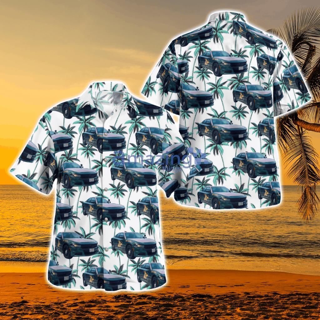 New Hampshire State Police Hawaiian Shirt - KTLT0707BG07 New Hampshire State Police Hawaiian Shirt