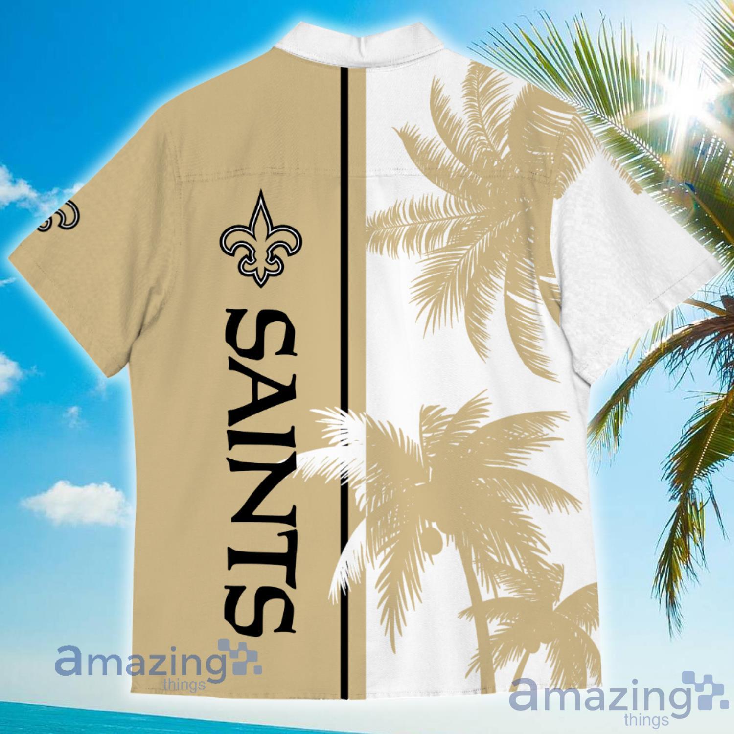 New Orleans Saints Sports American Tropical Coconut Vintage Patterns  Hawaiian Shirt