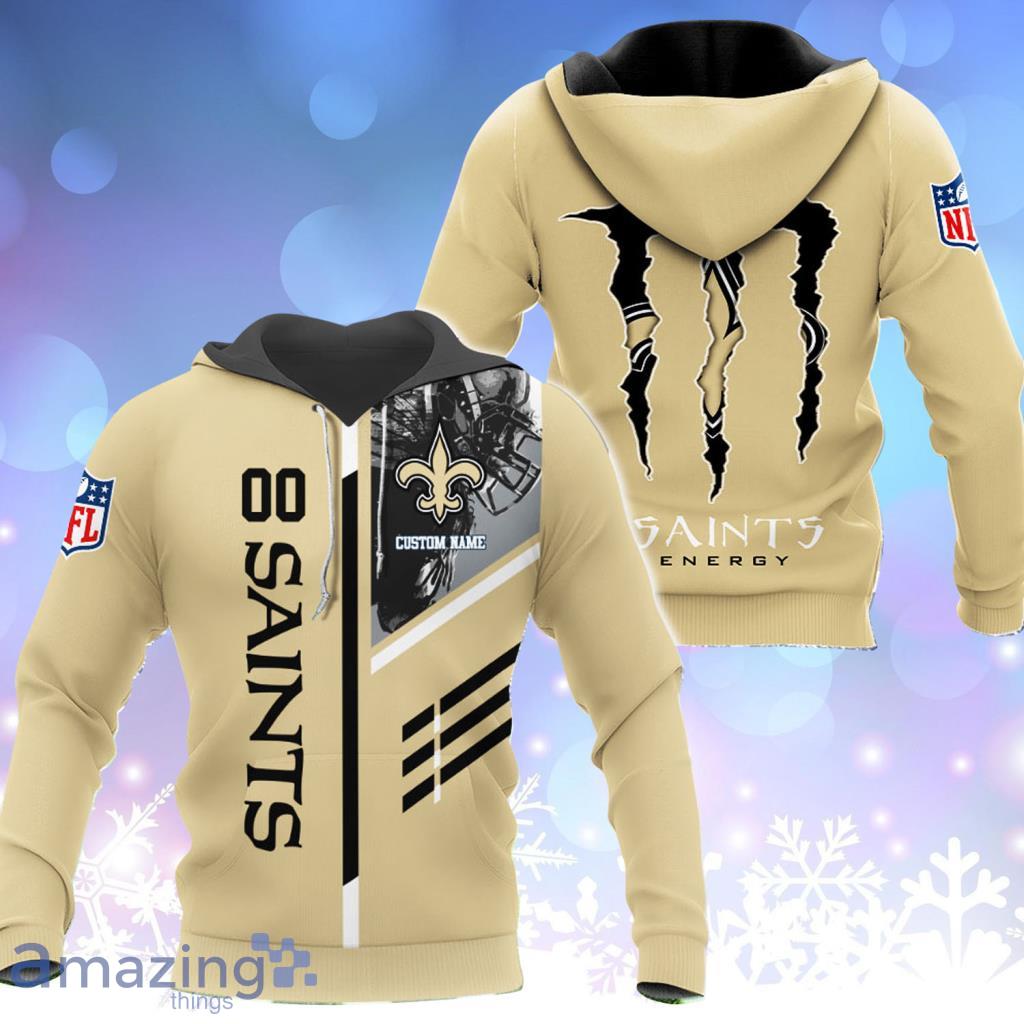 20% OFF New Orleans Saints Zip Up Hoodies 3D Sweatshirt Cheap – 4