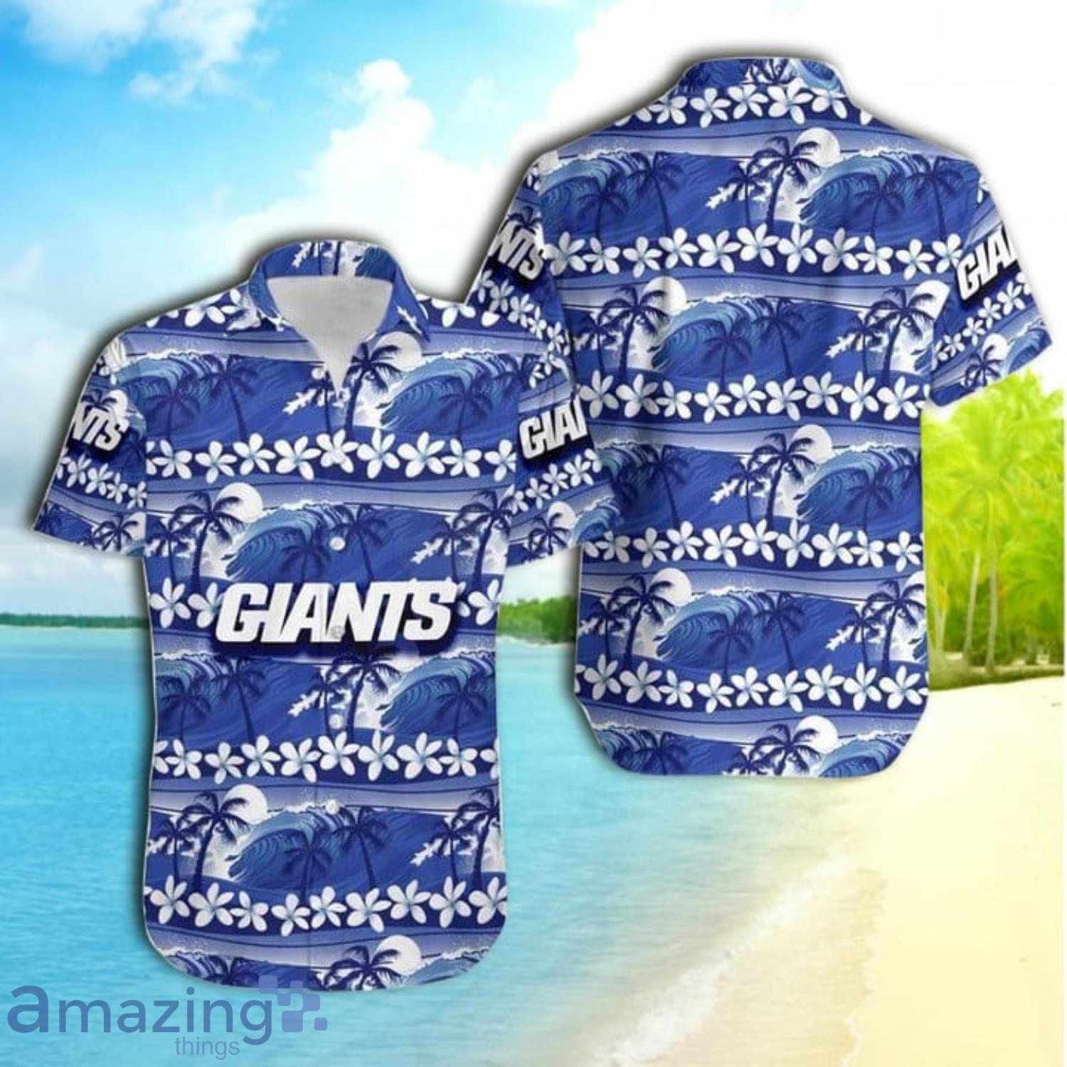 New York Giants NFL Design 2 Beach Hawaiian Shirt Men And Women For Fans  Gift - Banantees