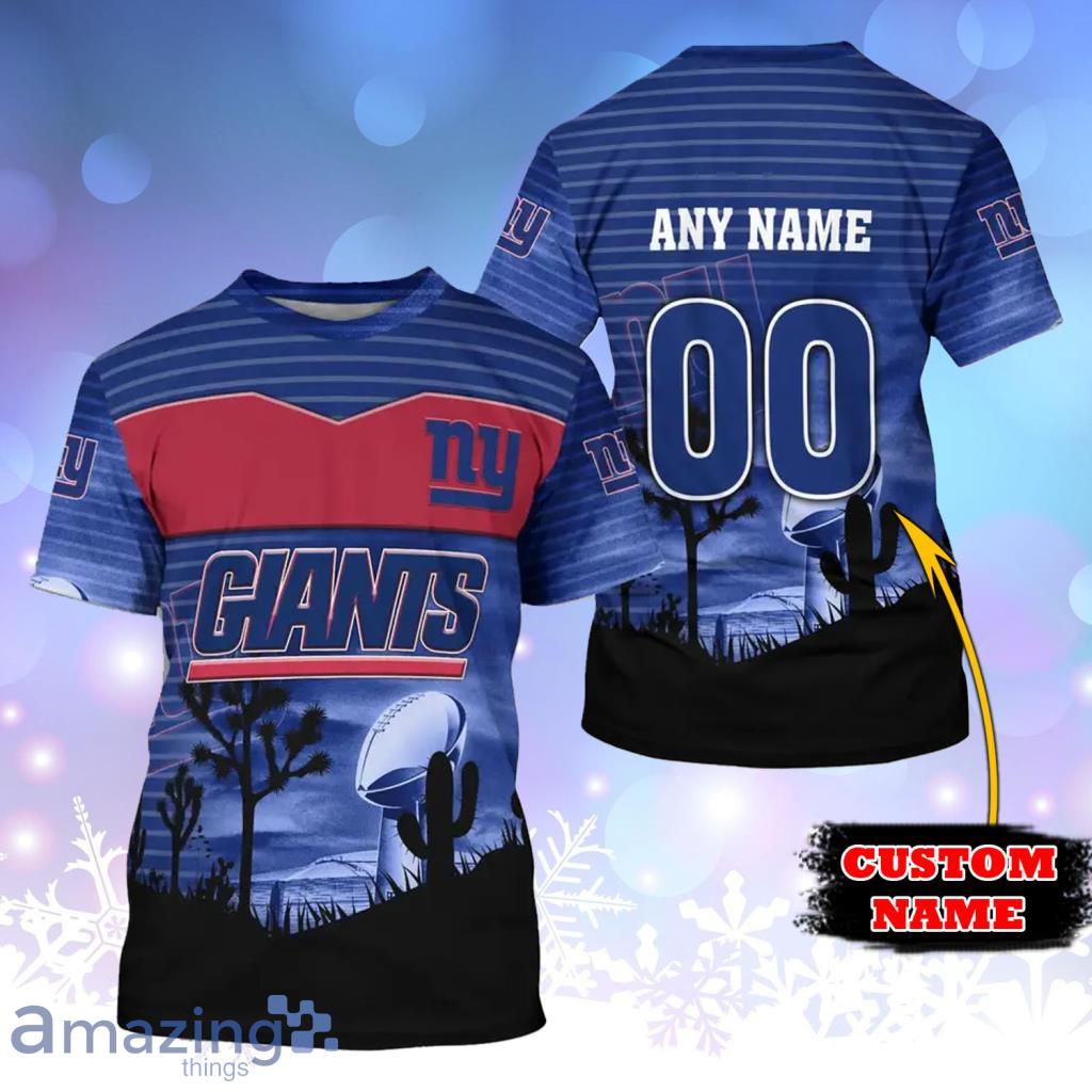 NFL NY Giants 3D Graphic T-Shirt