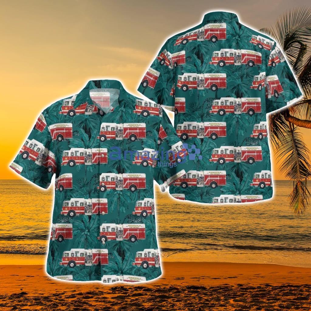 New York, Hughsonville Fire District Hawaiian Shirt - New York, Hughsonville Fire District Hawaiian Shirt