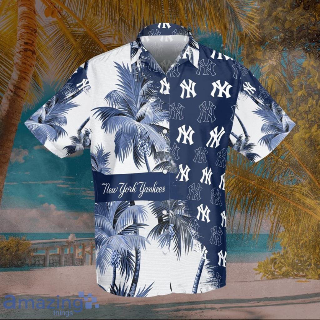 New York Yankees Palm Tree All Over Print Aloha Summer Beach