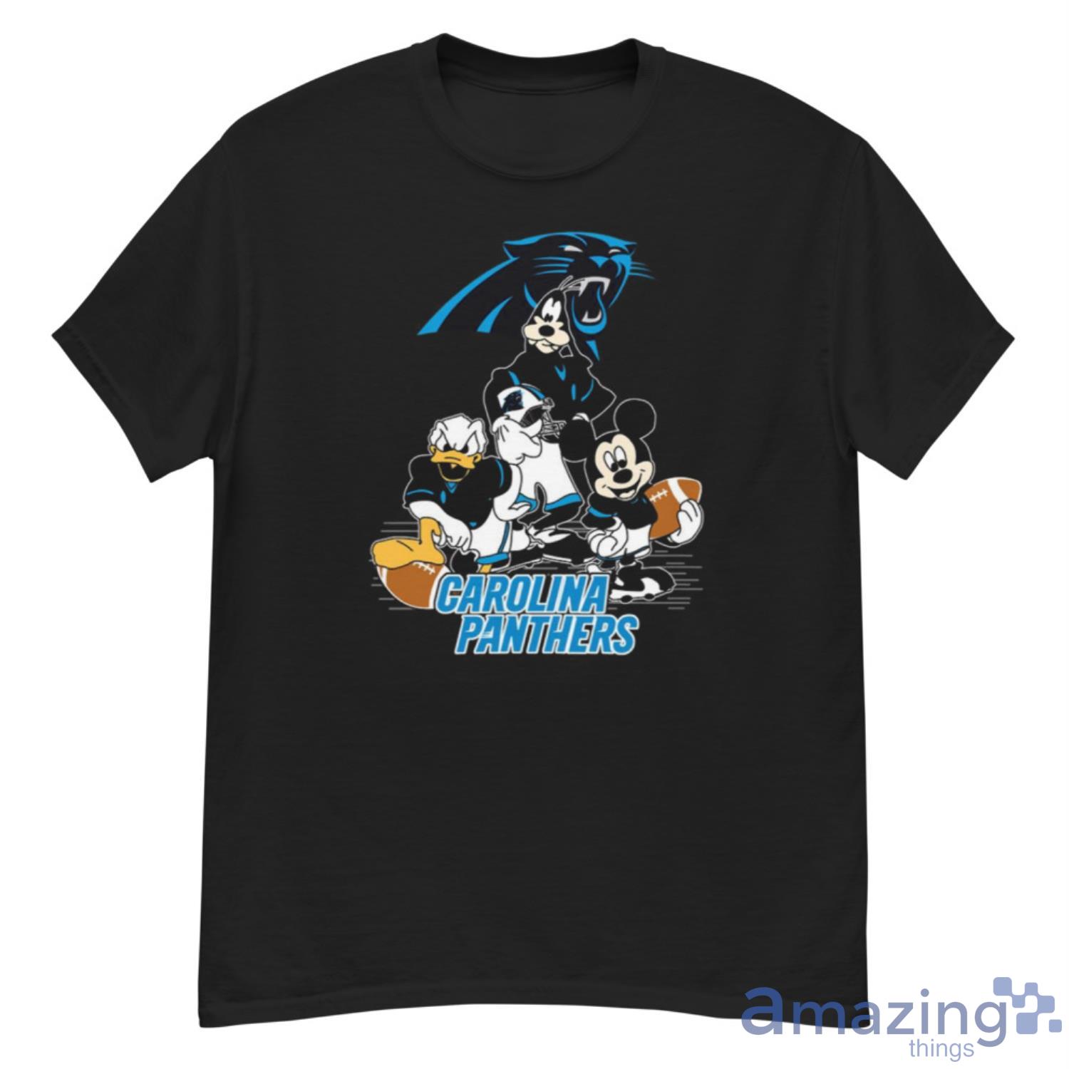 NFL Carolina Panthers Mickey Mouse Donald Duck Goofy Football Shirt T Shirt - G500 Men’s Classic T-Shirt