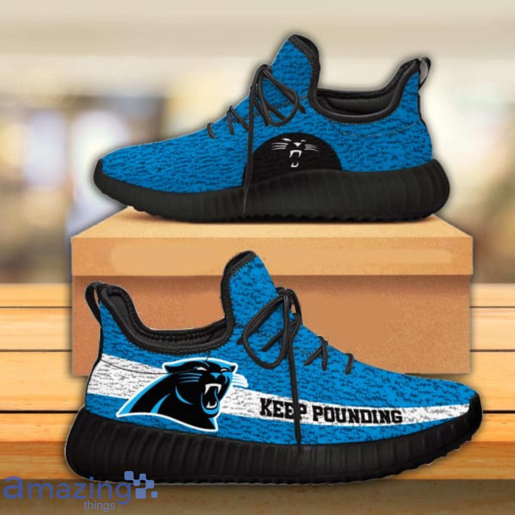 Limited Edition] NFL Carolina Panthers Custom Nike Air Force Sneakers