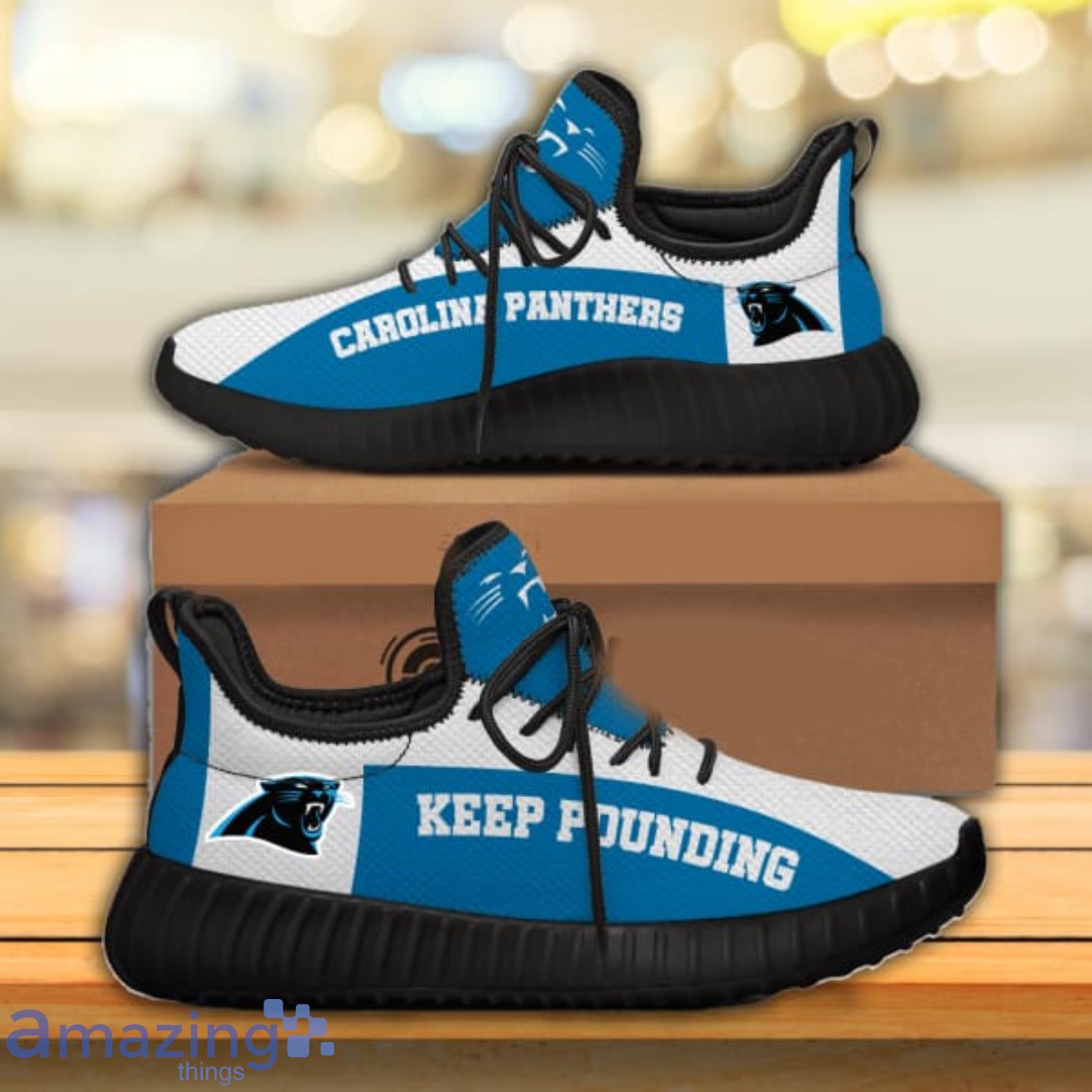 NFL Carolina Panthers Teams Football Running Reze Sneakers For Men