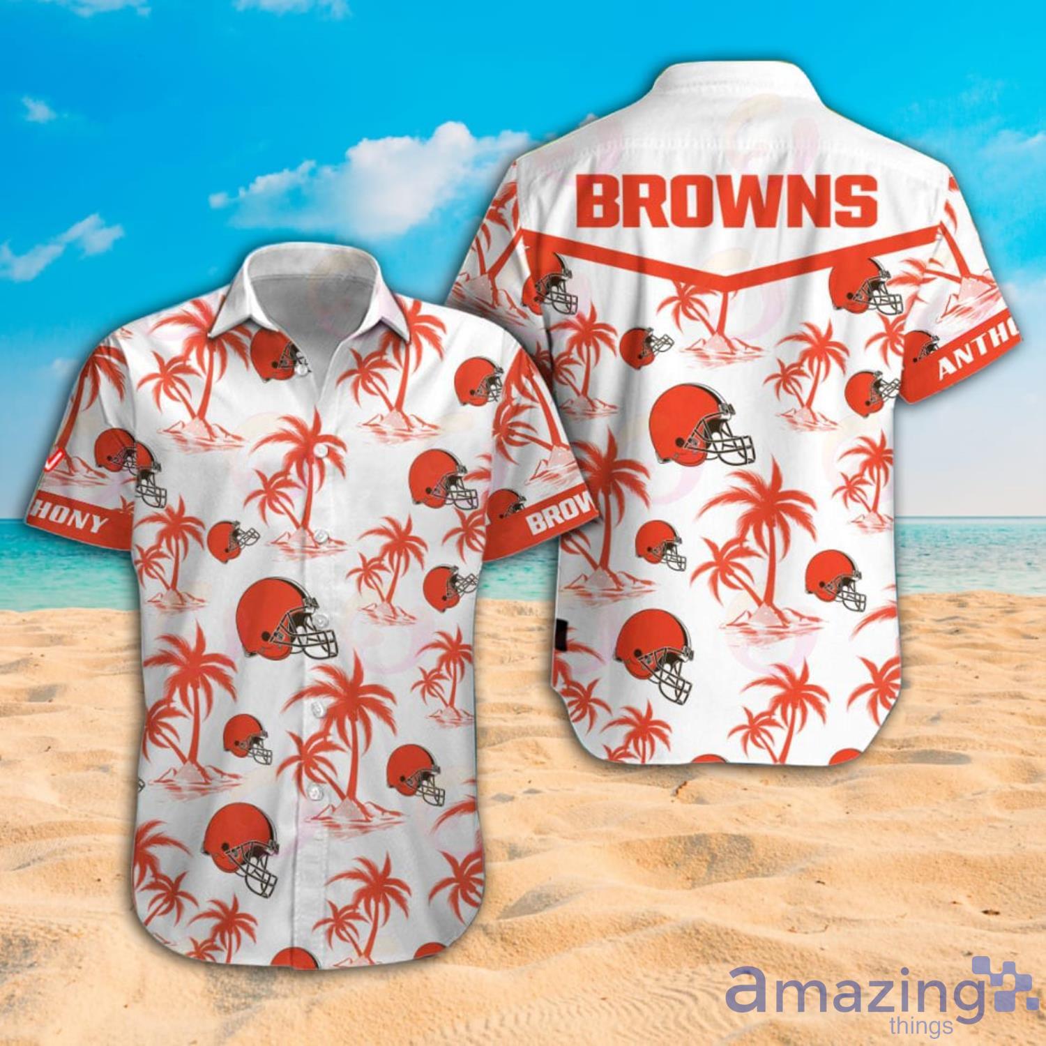 Cleveland Browns Nfl Beach Shirt Graphic Floral Pattern Print This Summer Hawaiian  Shirt Luzgear – Family Gift Ideas That Everyone Will Enjoy - Limotees