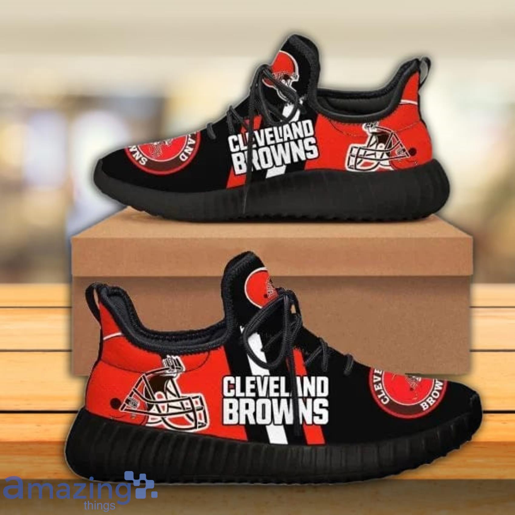 Cleveland Browns Sneakers High Top Shoes Fan Gift