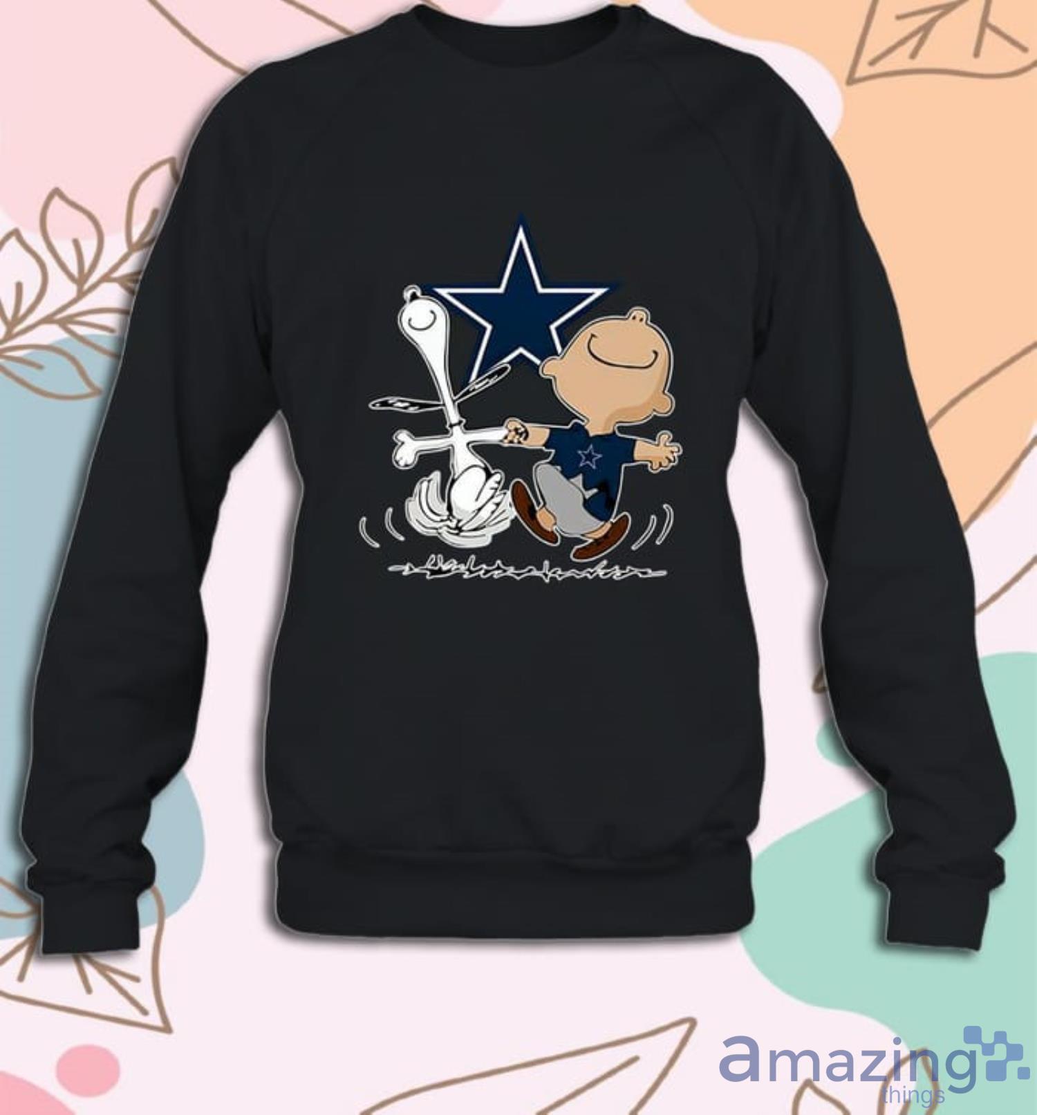 Nfl Dallas Cowboys Charlie Brown Snoopy Dallas Cowboys T-Shirt For Fans