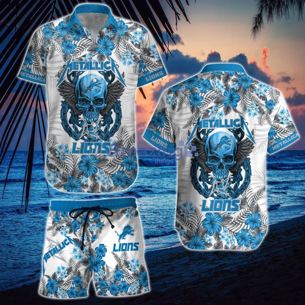 Detroit Lions Men's NFL Hawaiian Shirt Hawaii Shirt