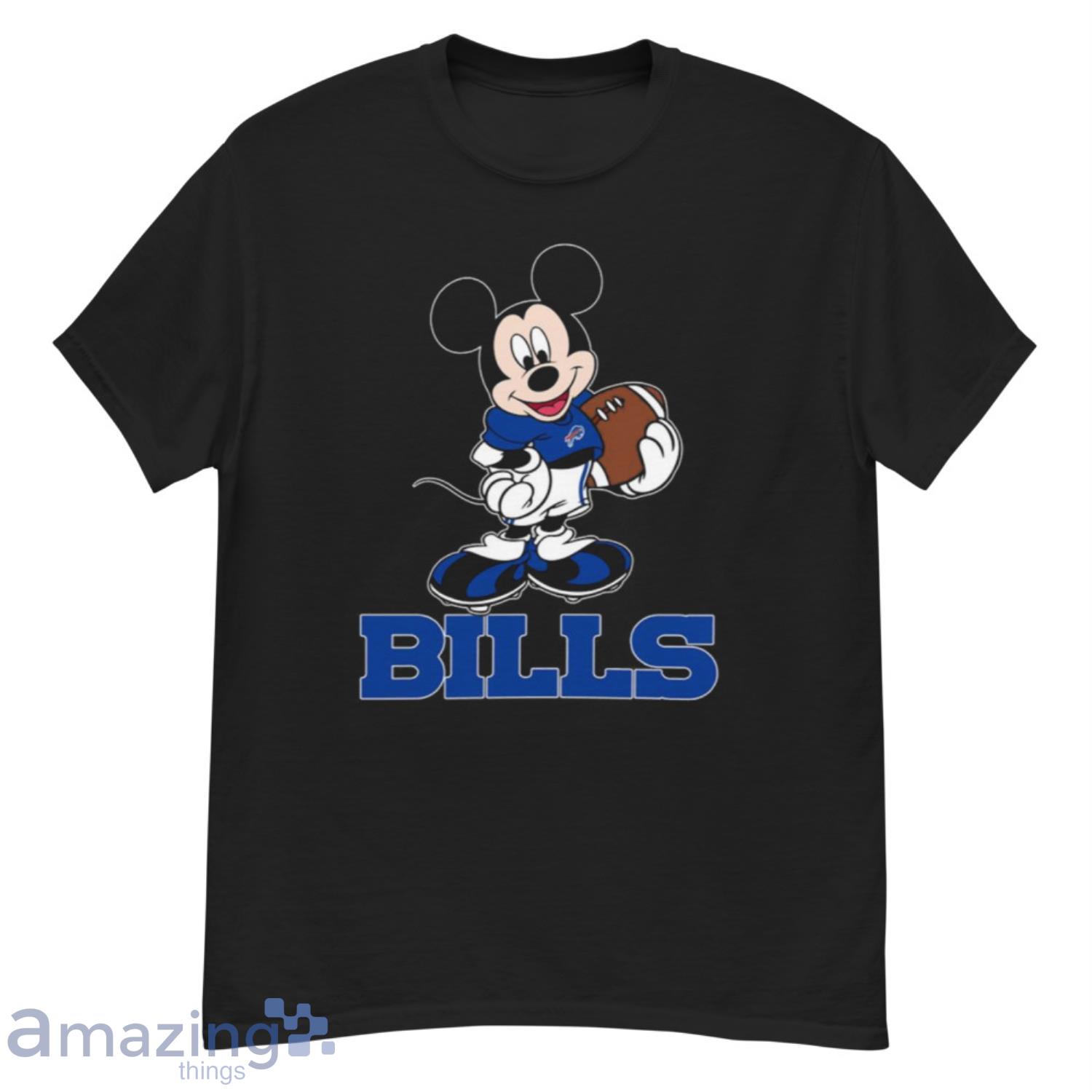 NFL Football Buffalo Bills Cheerful Mickey Mouse Shirt