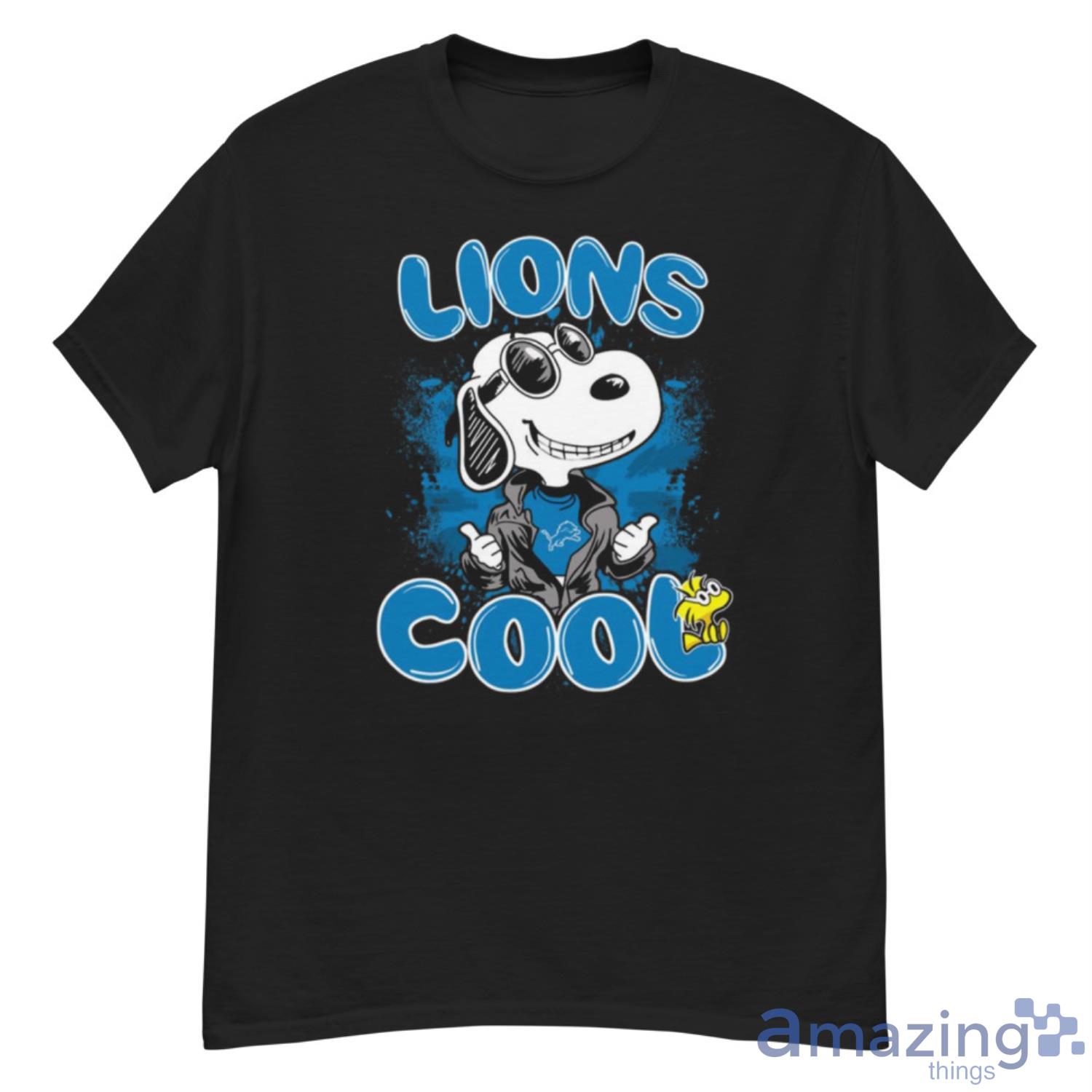 NFL Football Detroit Lions Cool Snoopy Shirt T Shirt - G500 Men’s Classic T-Shirt