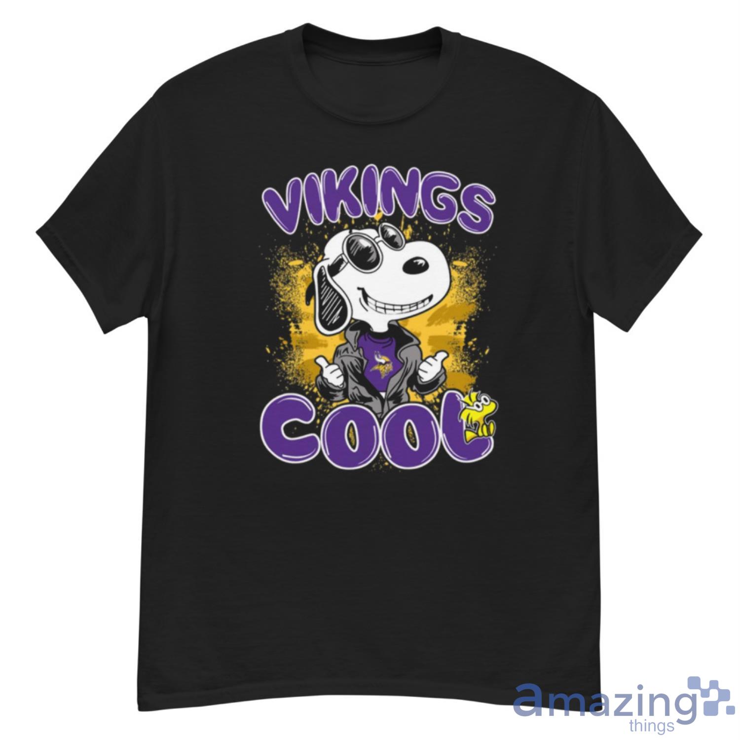 NFL Football Minnesota Vikings Cool Snoopy Shirt T Shirt - G500 Men’s Classic T-Shirt