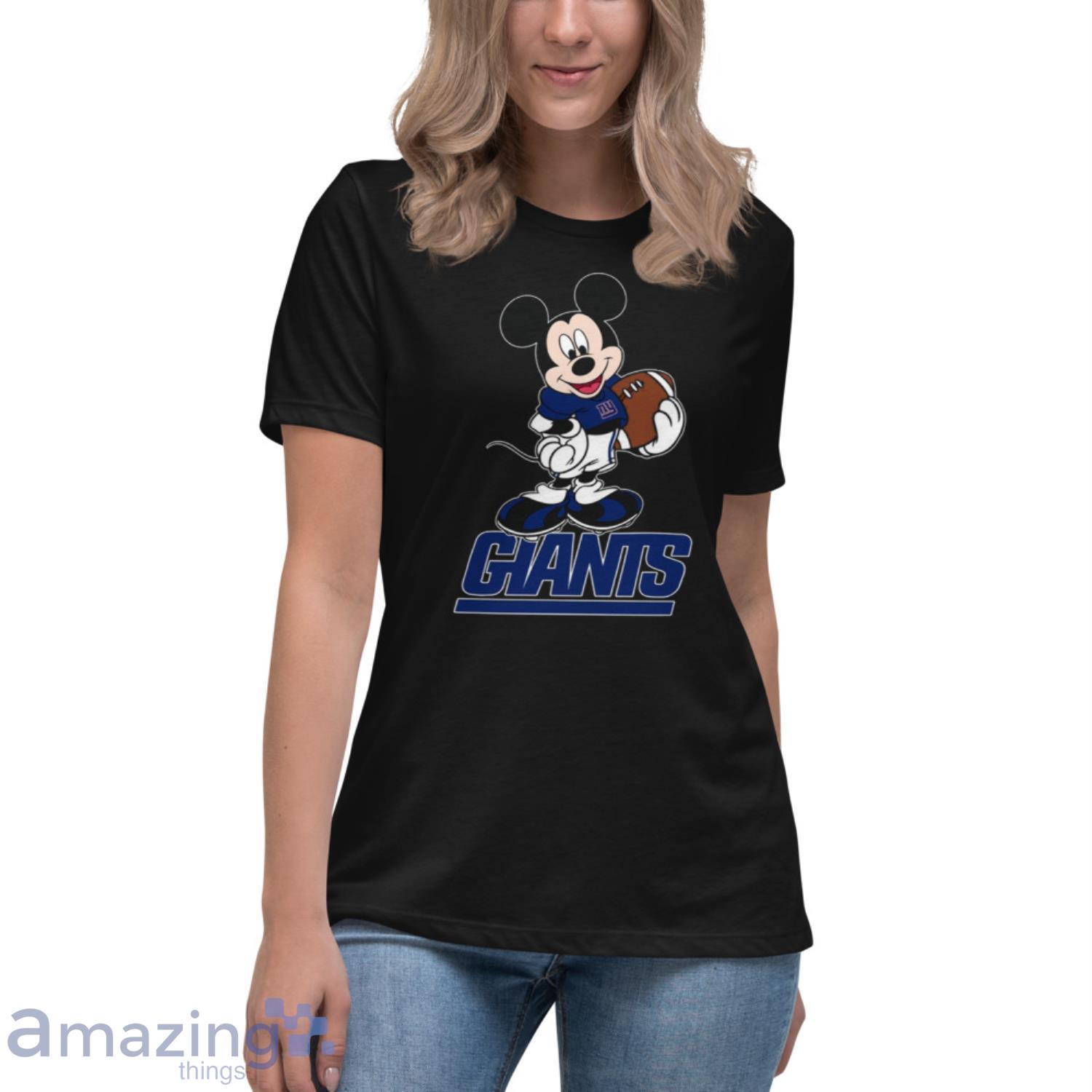 NFL Mickey Mouse I Only Roll With New York Giants Youth Sweatshirt 