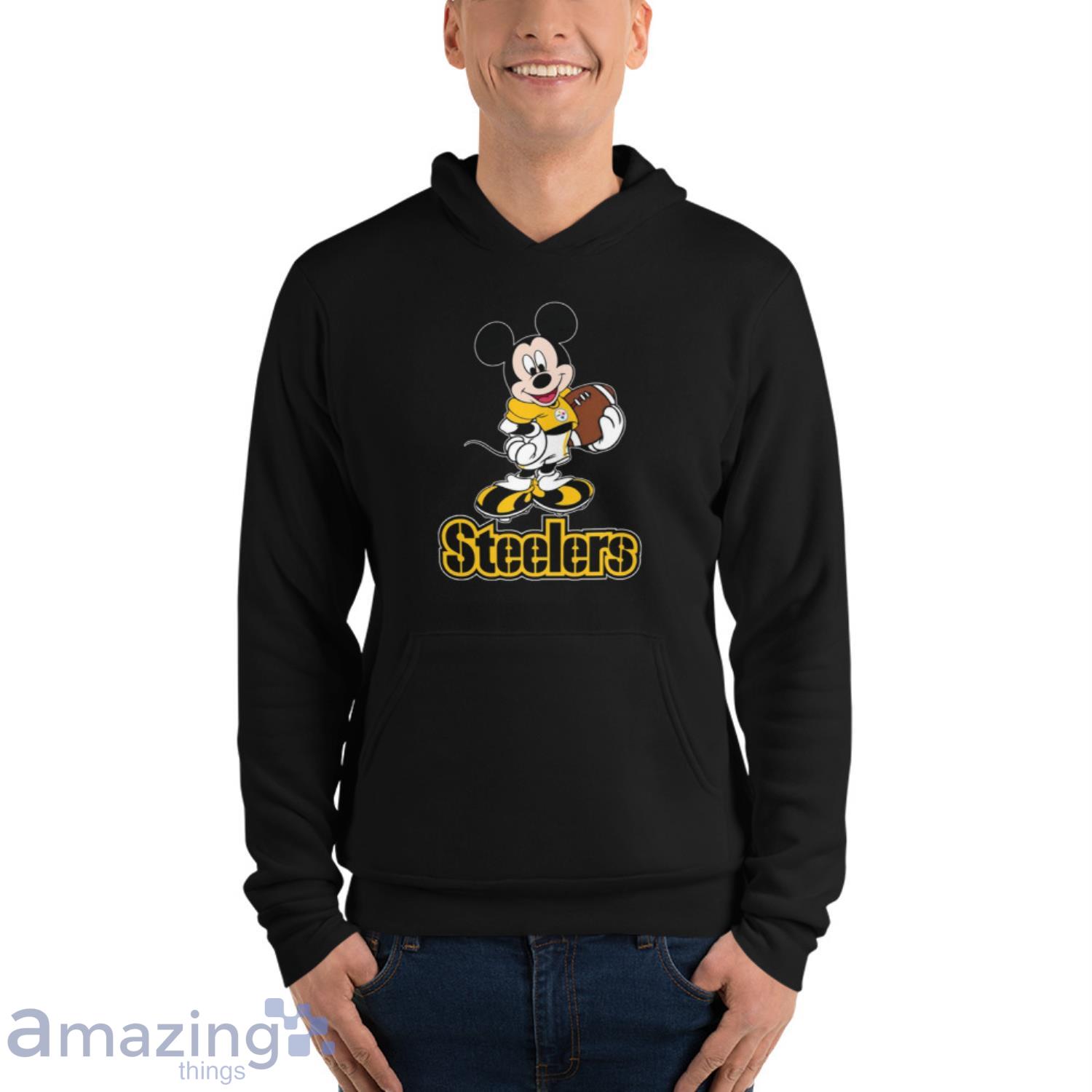 Mickey Mouse Nfl Pittsburgh steelers logo 2023 shirt, hoodie, longsleeve  tee, sweater