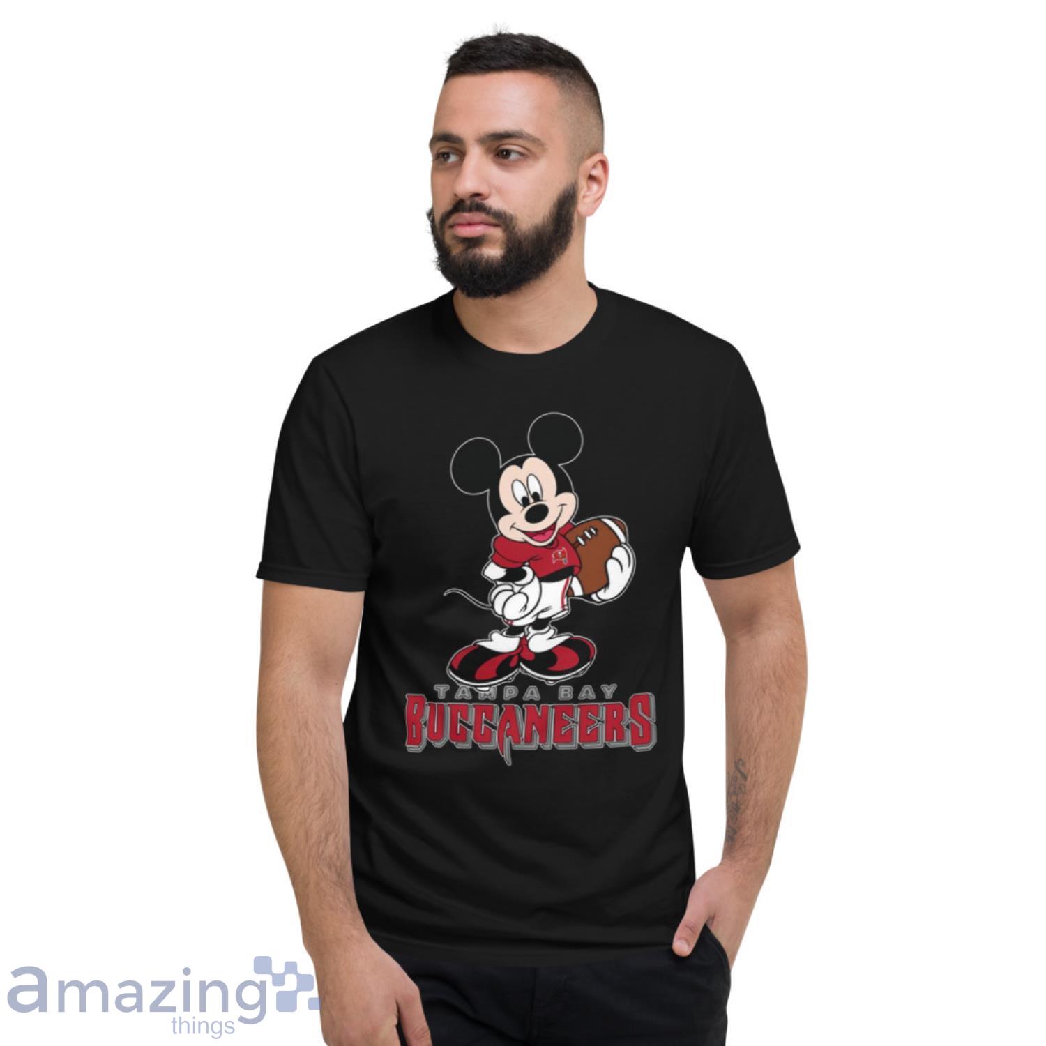 NFL Football Tampa Bay Buccaneers Cheerful Mickey Mouse Shirt