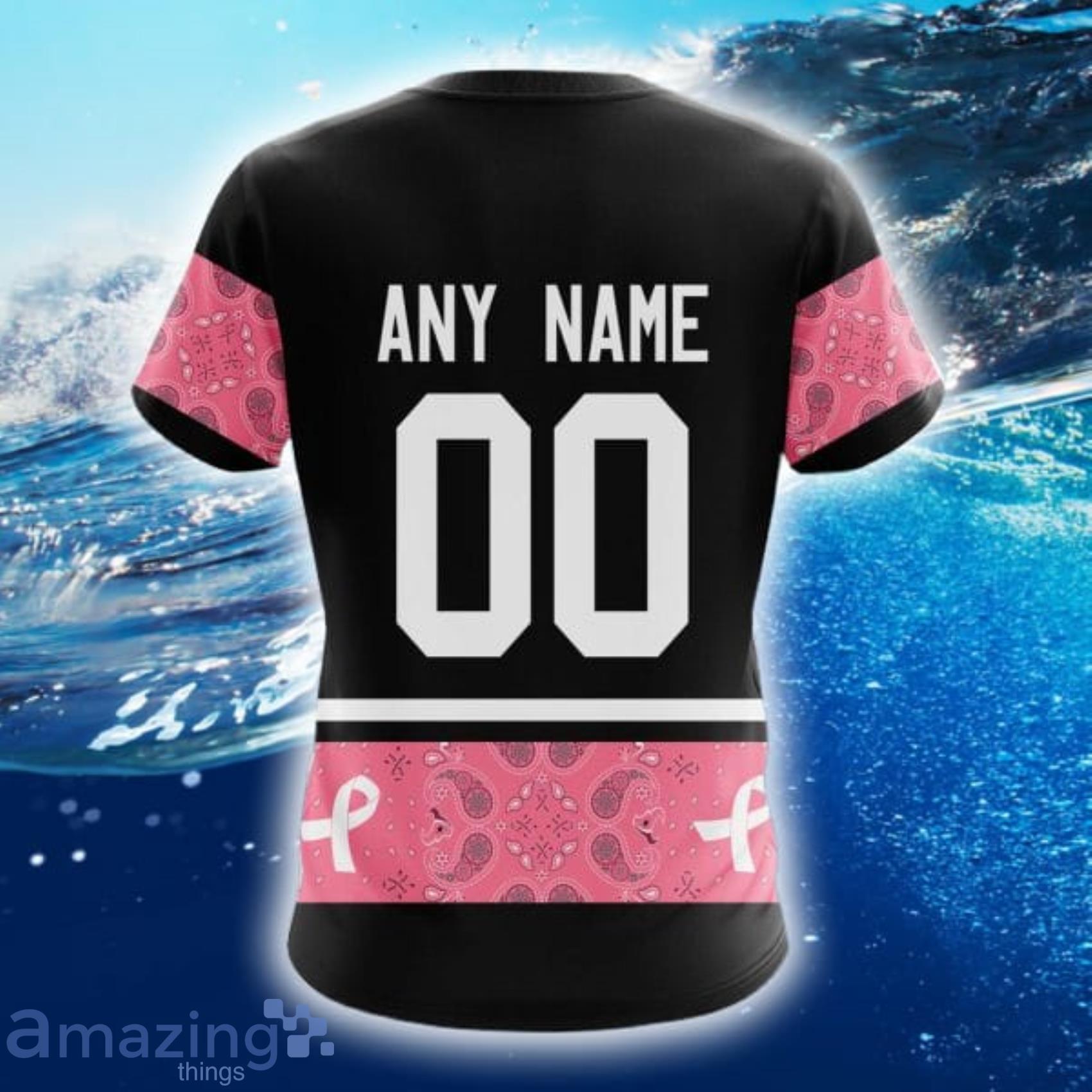 NFL Houston Texans Custom Name And Number I Pink I Can Breast Cancer All  Over Print 3D Shirt