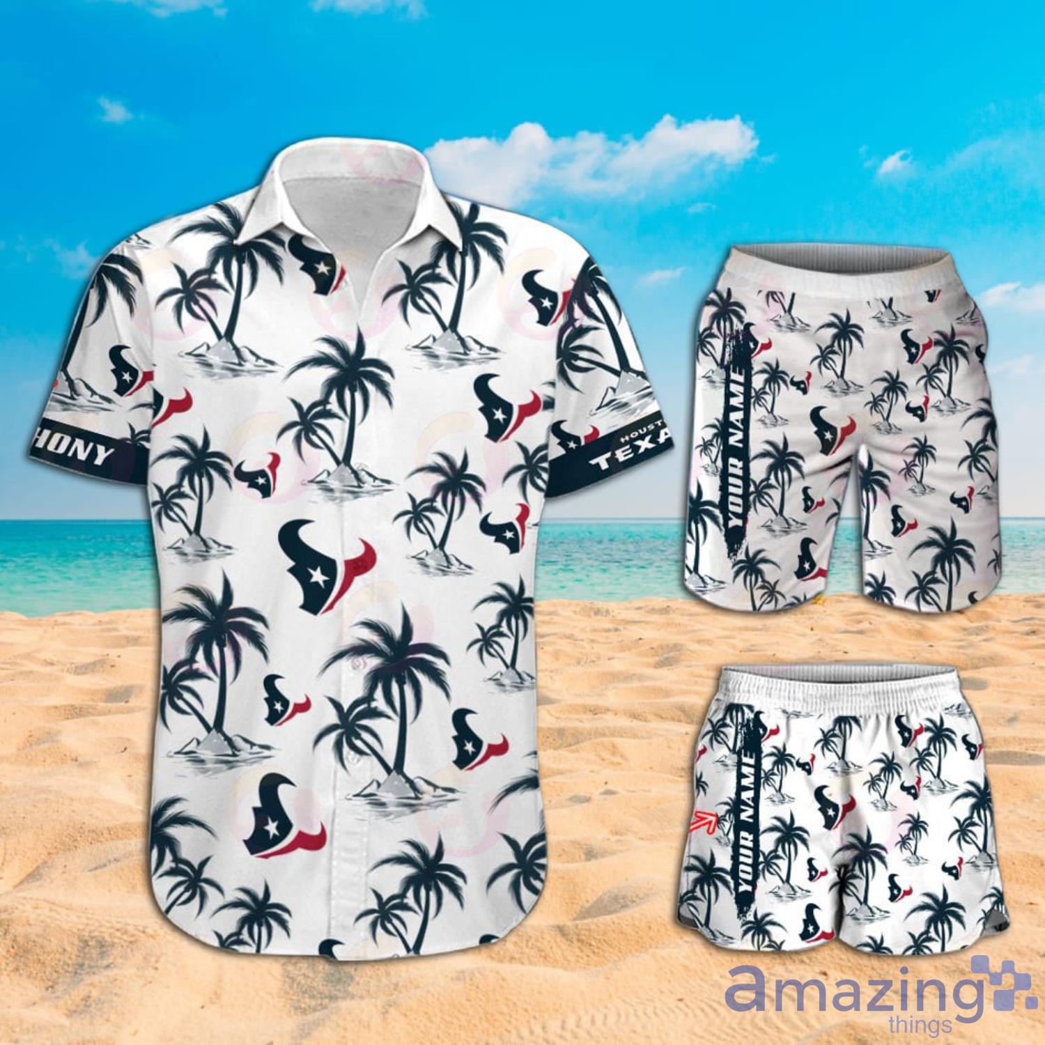 Houston Texans NFL Football Hawaiian Shirt And Short New Summer