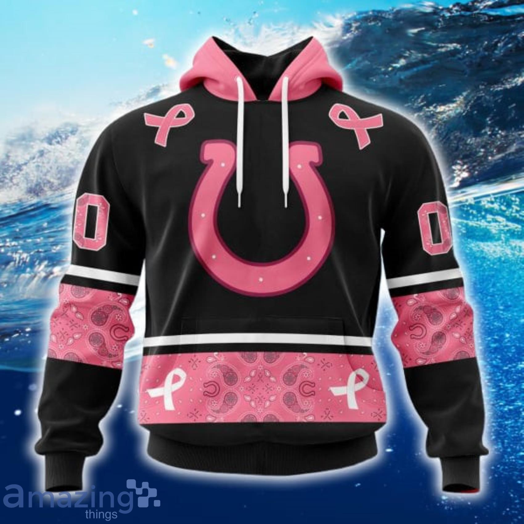 Pink colts outlet sweatshirt