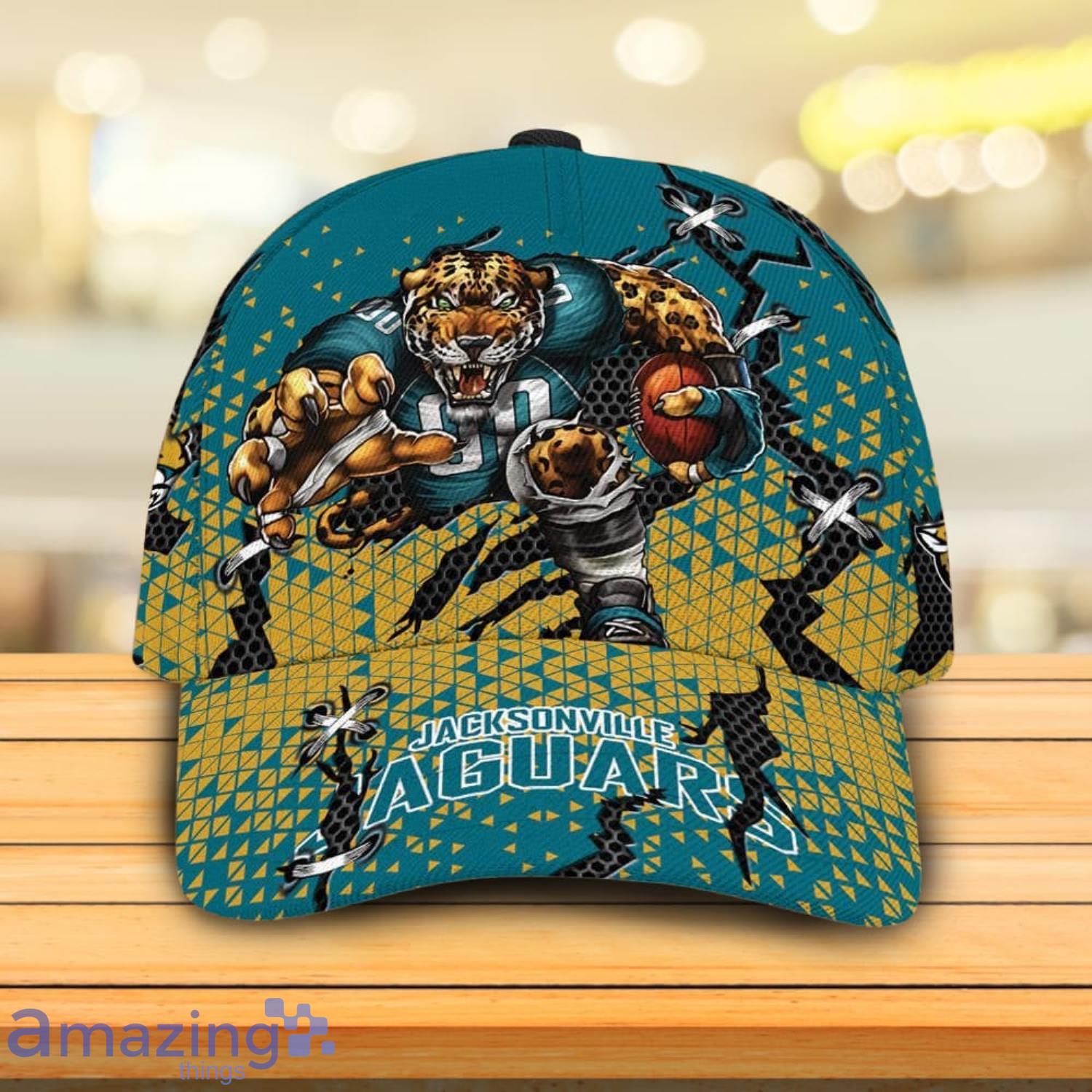 Jacksonville Jaguars Leather NFL Snapback with Tags