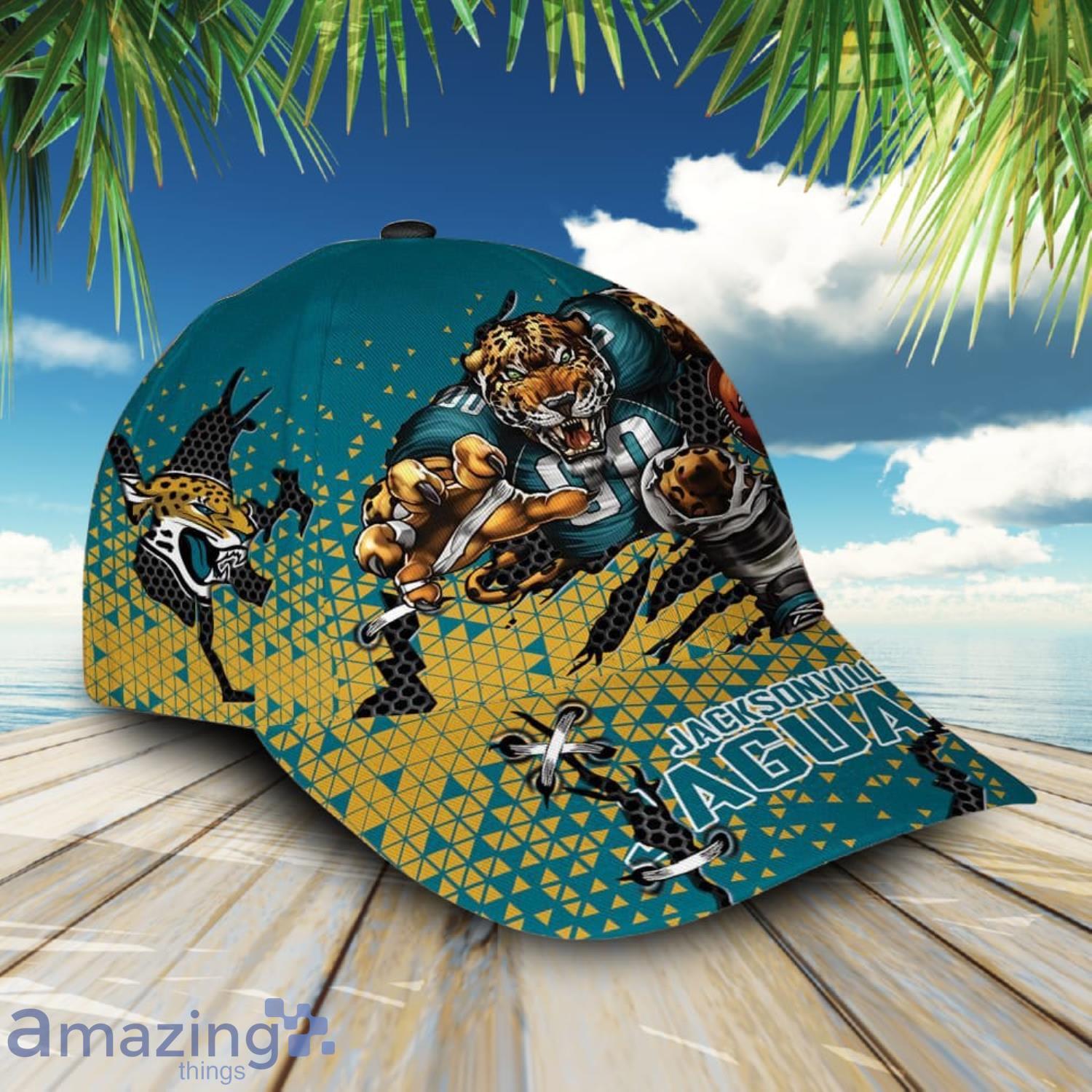 Personalized Jacksonville Jaguars Mascot 3D NFL Baseball Jersey