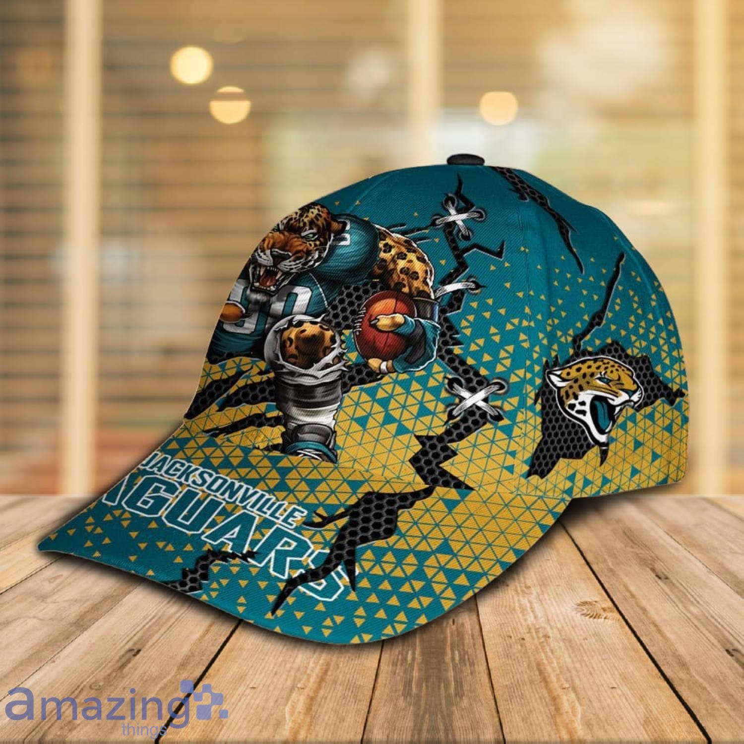 Personalized Jacksonville Jaguars Mascot NFL Classic Cap - Owl