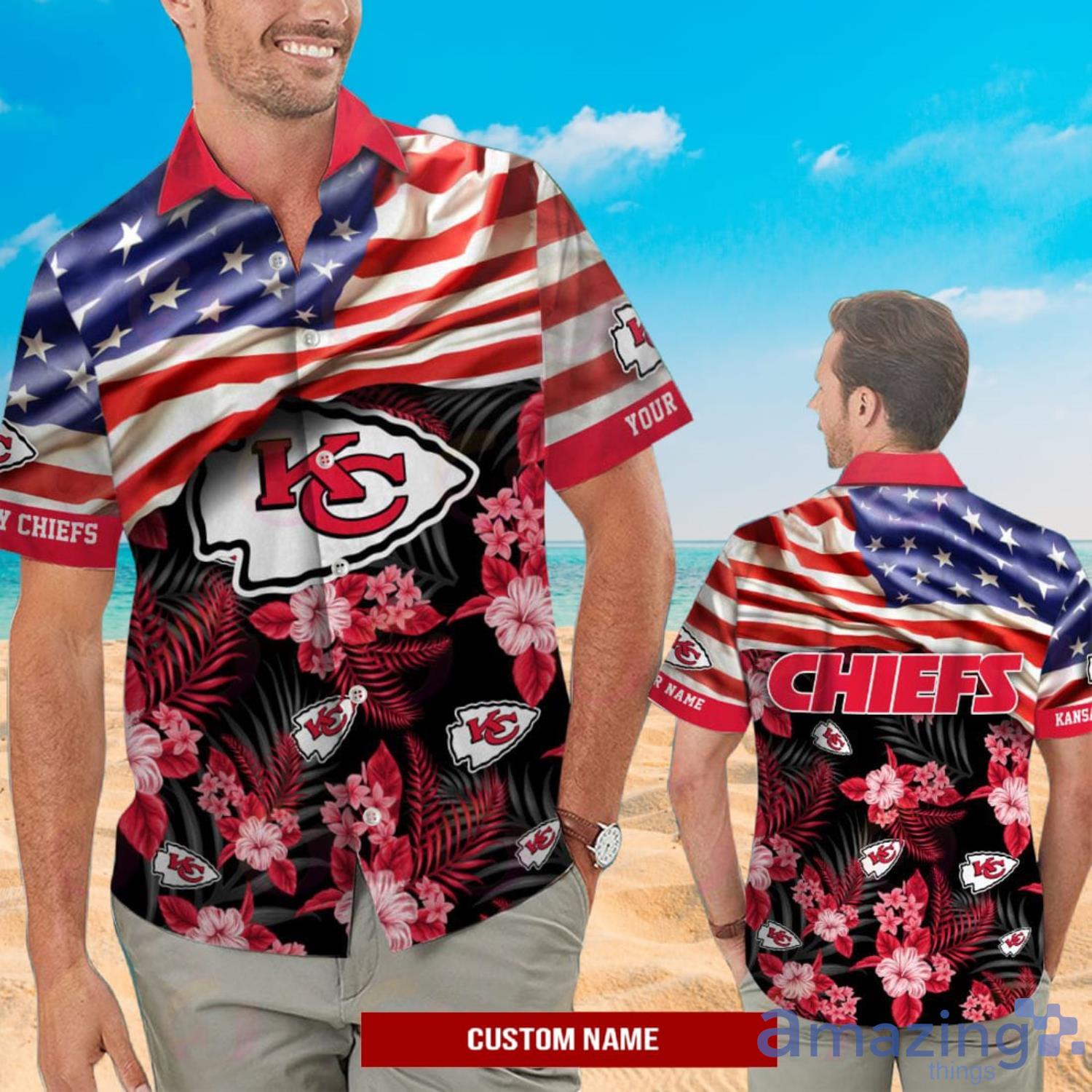 Kansas City Chiefs NFL Personalized Hawaiian Shirt Hot Design For Fans