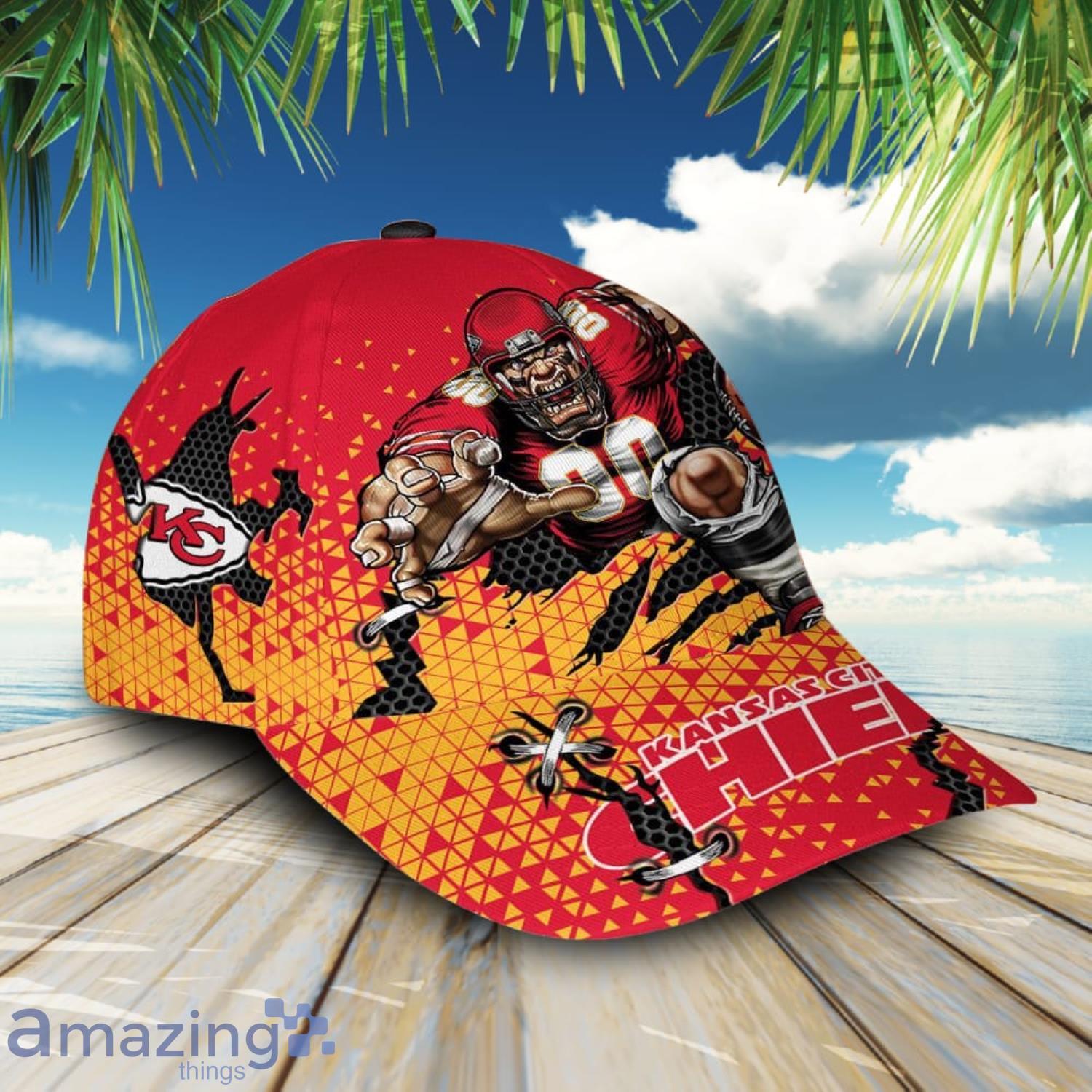 Personalized Kansas City Chiefs Mascot 3D NFL Baseball Jersey