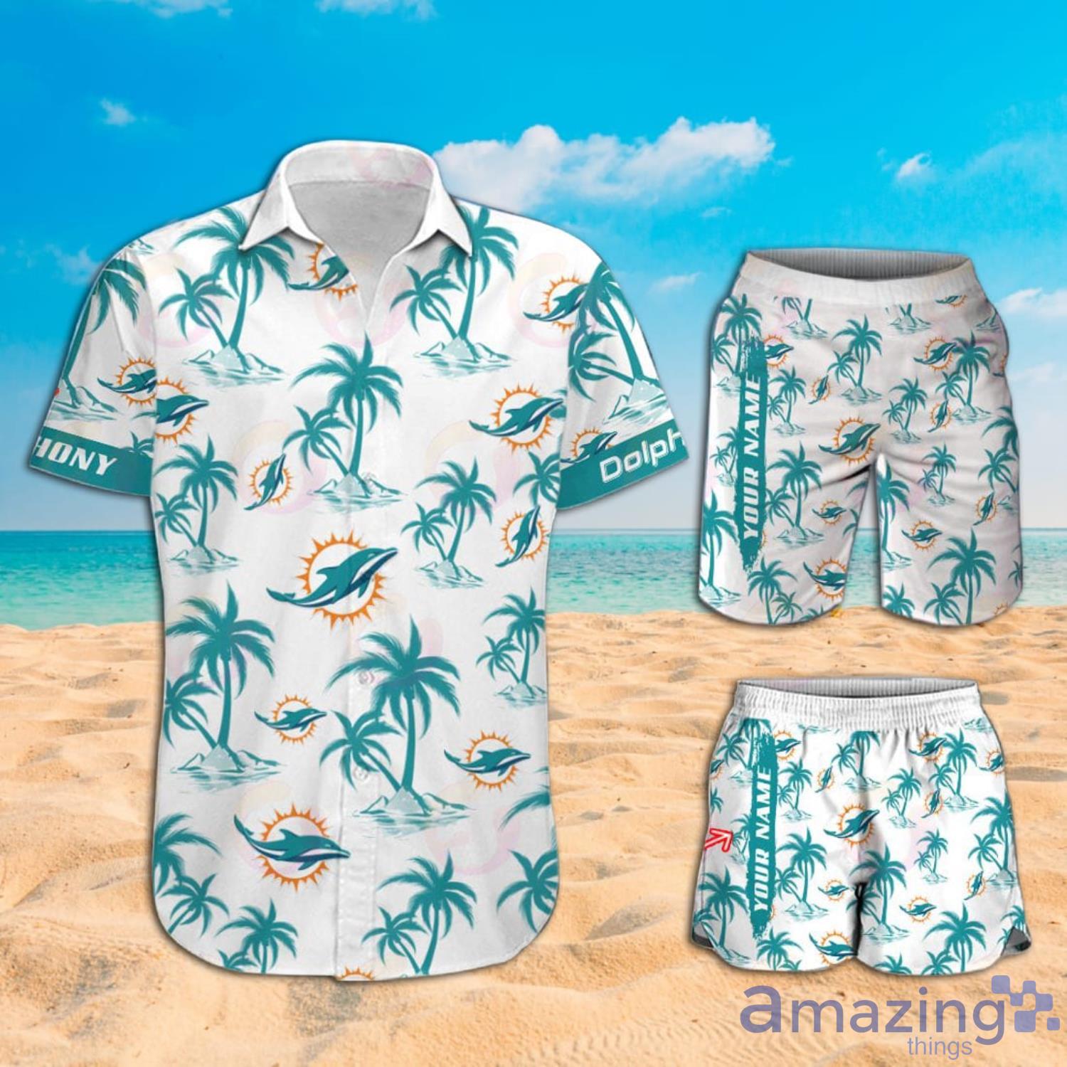 Tampa Bay Buccaneers NFL Dolphin Beach 3D Hawaiian Shirt For Men
