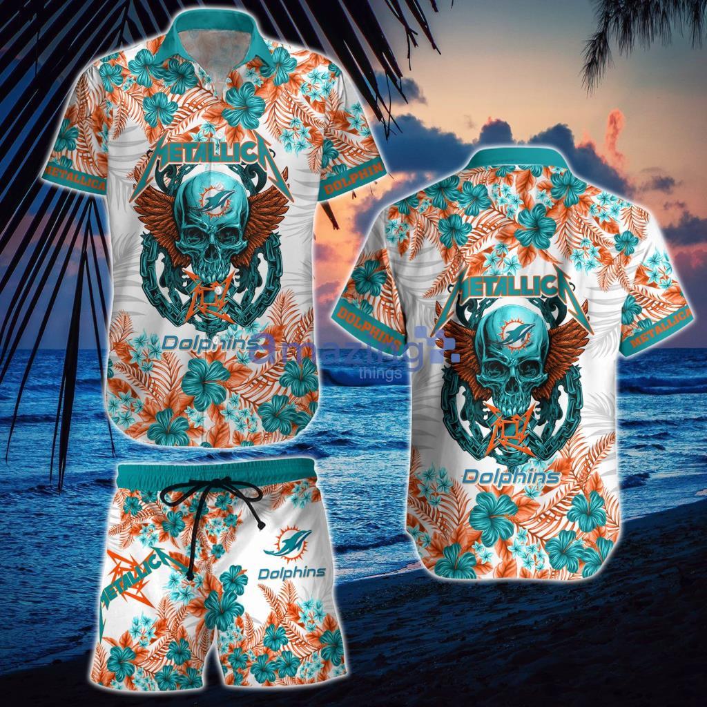 Miami Dolphins 3D Personalized Hawaii Shirt And Shorts Combo