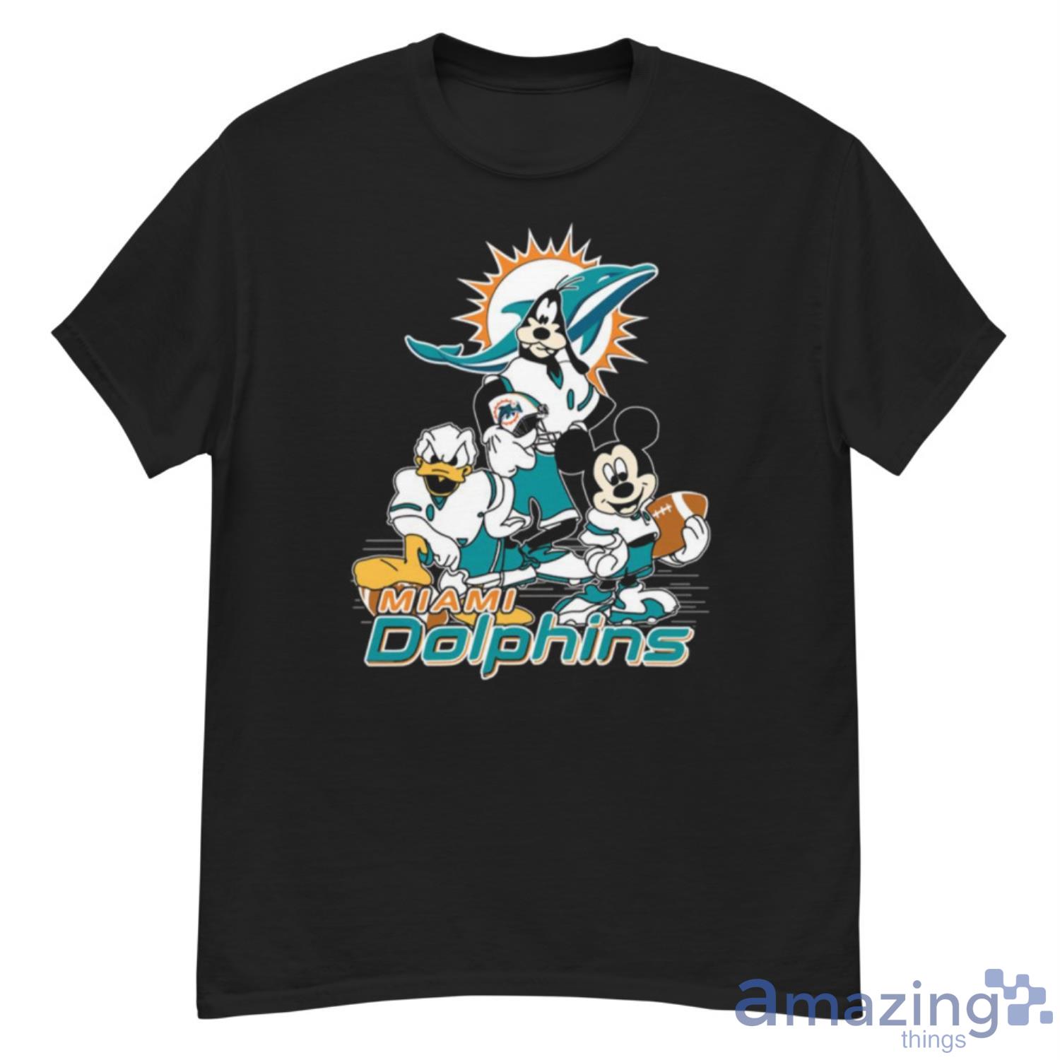 NEW FASHION 2023 Miami Dolphins T-shirt Graphic Cartoon player