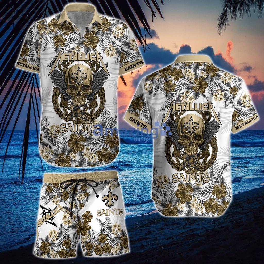 New Orleans Saints NFL Football 3D Hawaiian Shirt And Shorts For