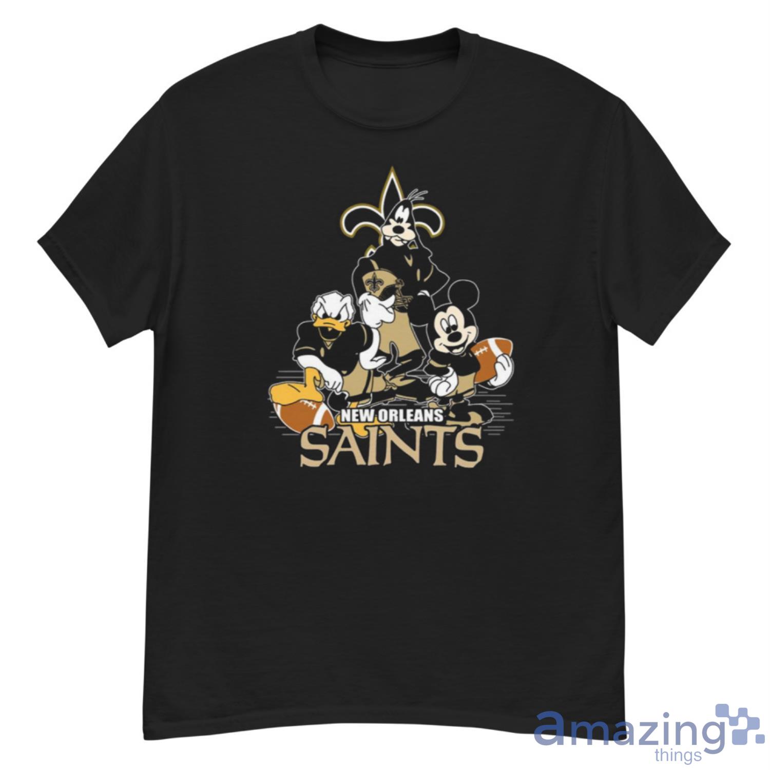 I Love The Saints Mickey Mouse New Orleans Saints T-Shirt - T-shirts Low  Price