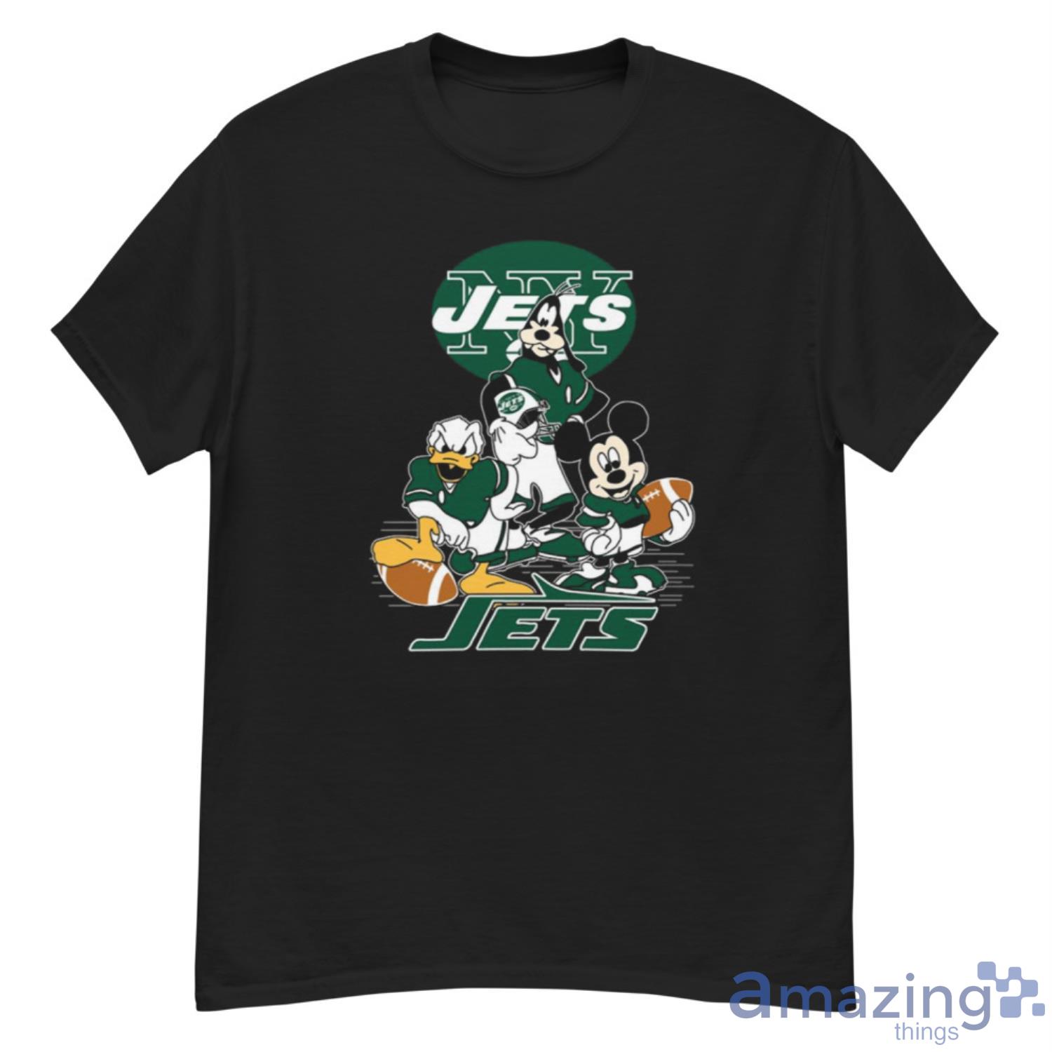 NFL New York Jets Mickey Mouse Donald Duck Goofy Football Shirt T Shirt - G500 Men’s Classic T-Shirt