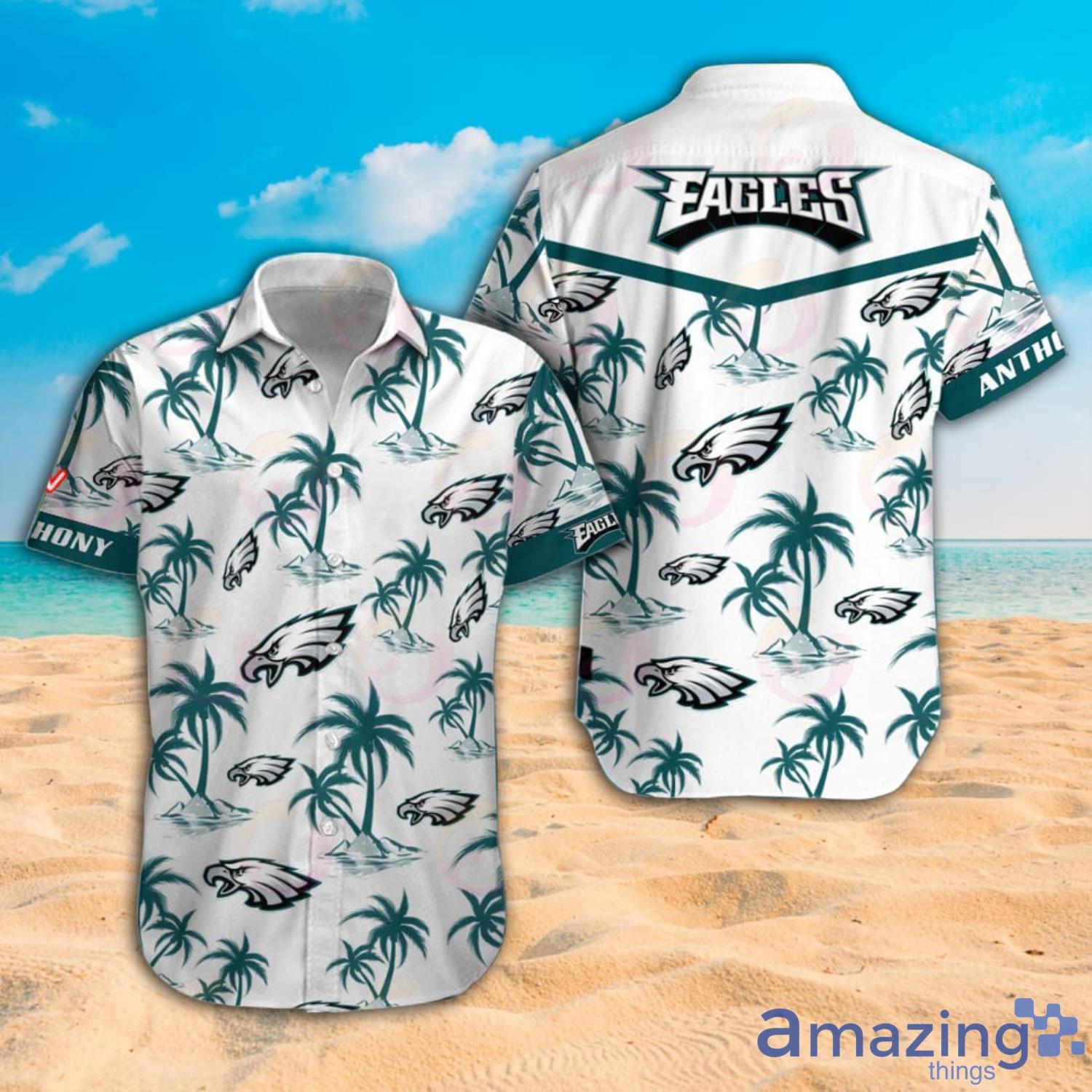 Philadelphia Eagles Hawaiian Shirt Armor Design Unique