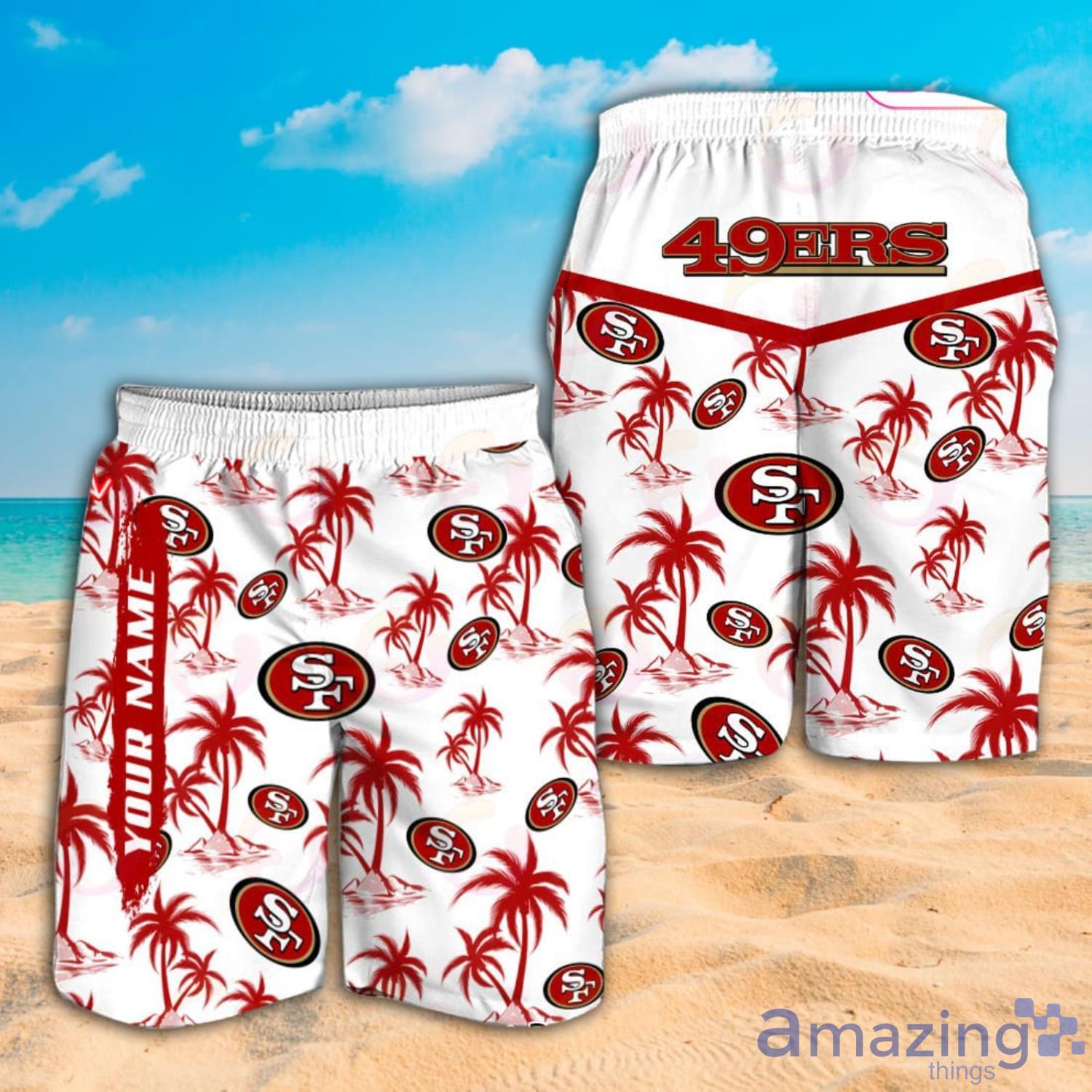 San Francisco 49ers NFL Personalized Hawaiian Shirt, beach shorts