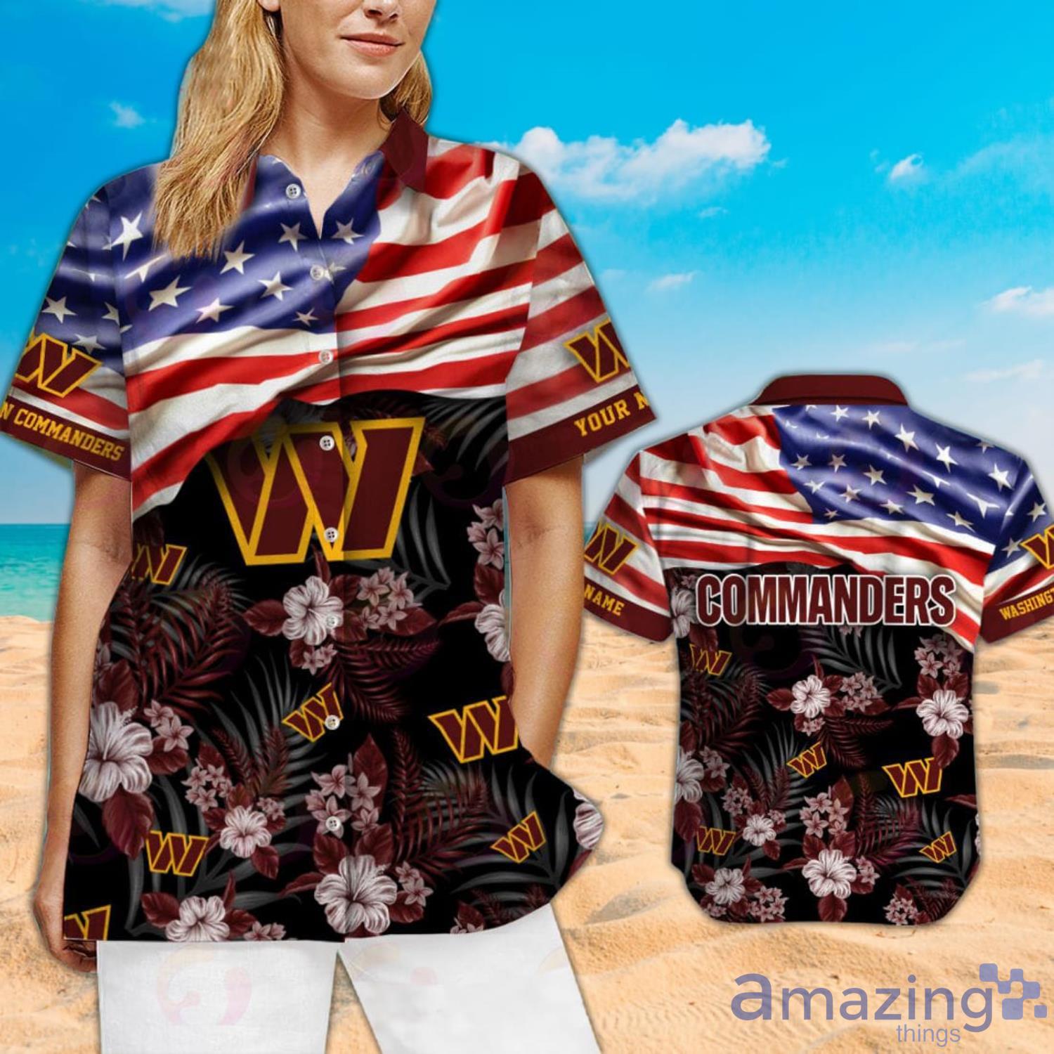 Washington Commanders NFL For Sports Fan 3D Hawaiian Beach Shirt