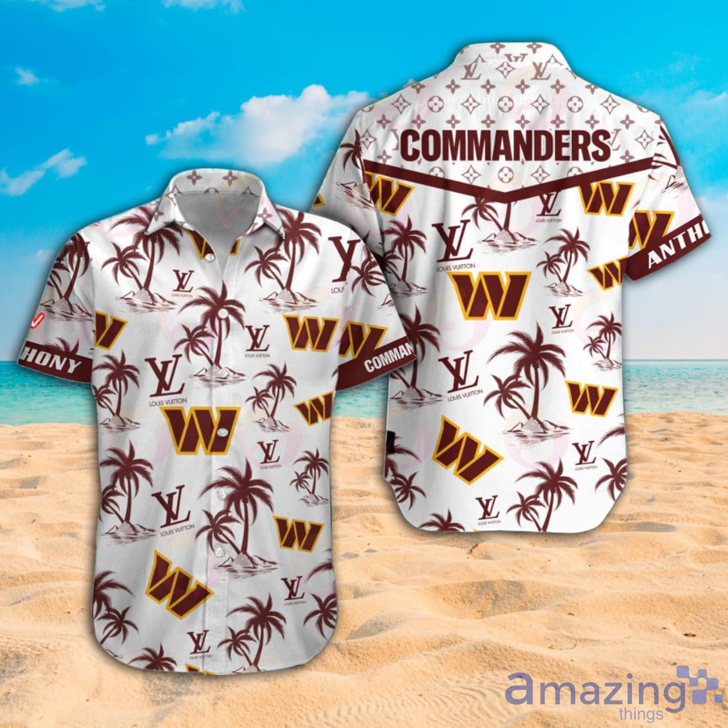 Personalized NFL Washington Commanders Combo Hawaiian Shirt And Short