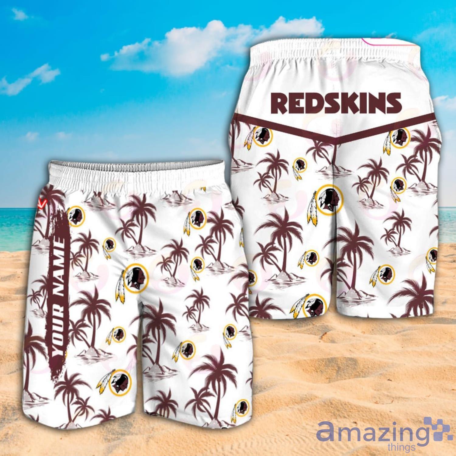 Washington Redskins Hawaiian Beach Shirt, Shorts