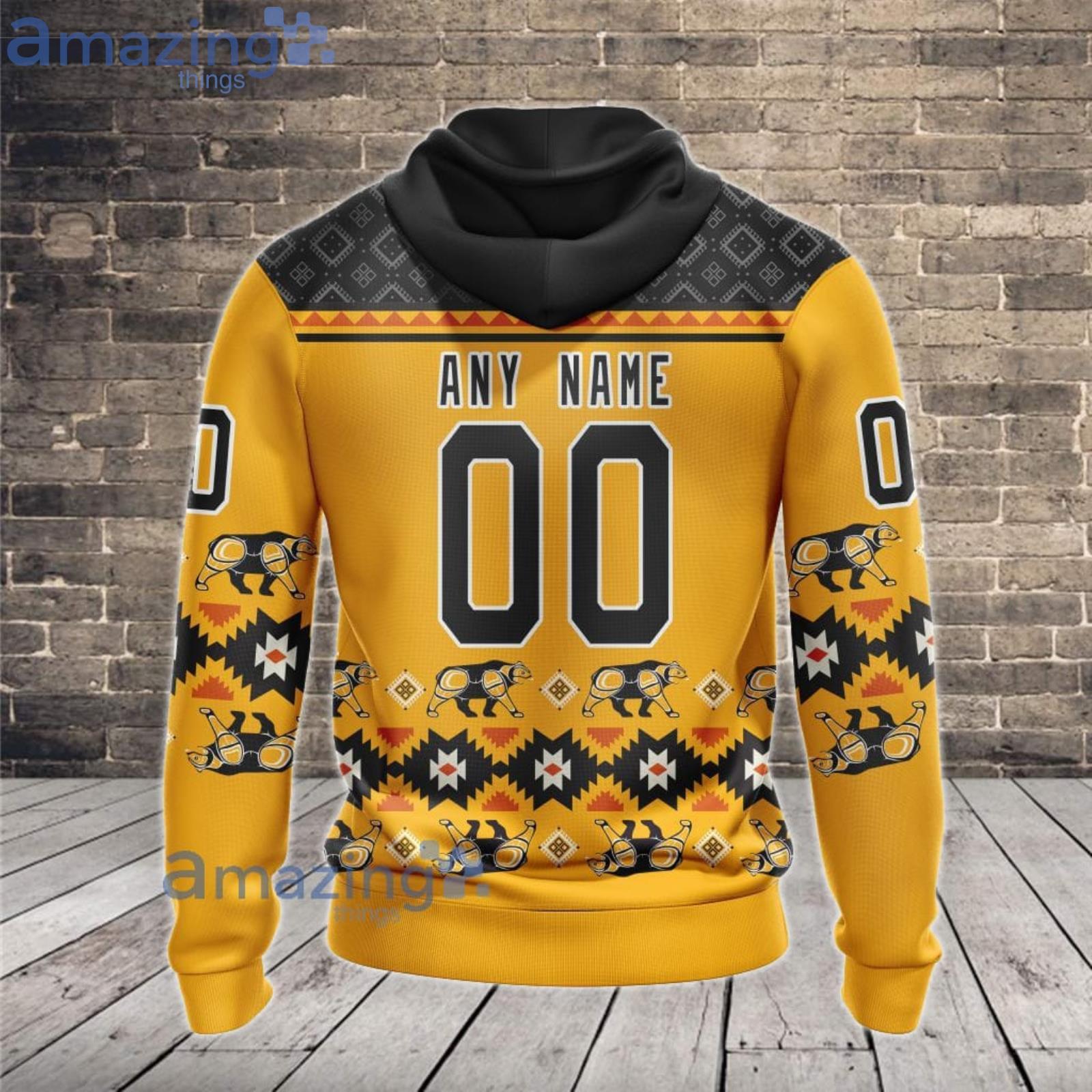 NHL Boston Bruins Custom Name Number Star War Zip Up Hoodie