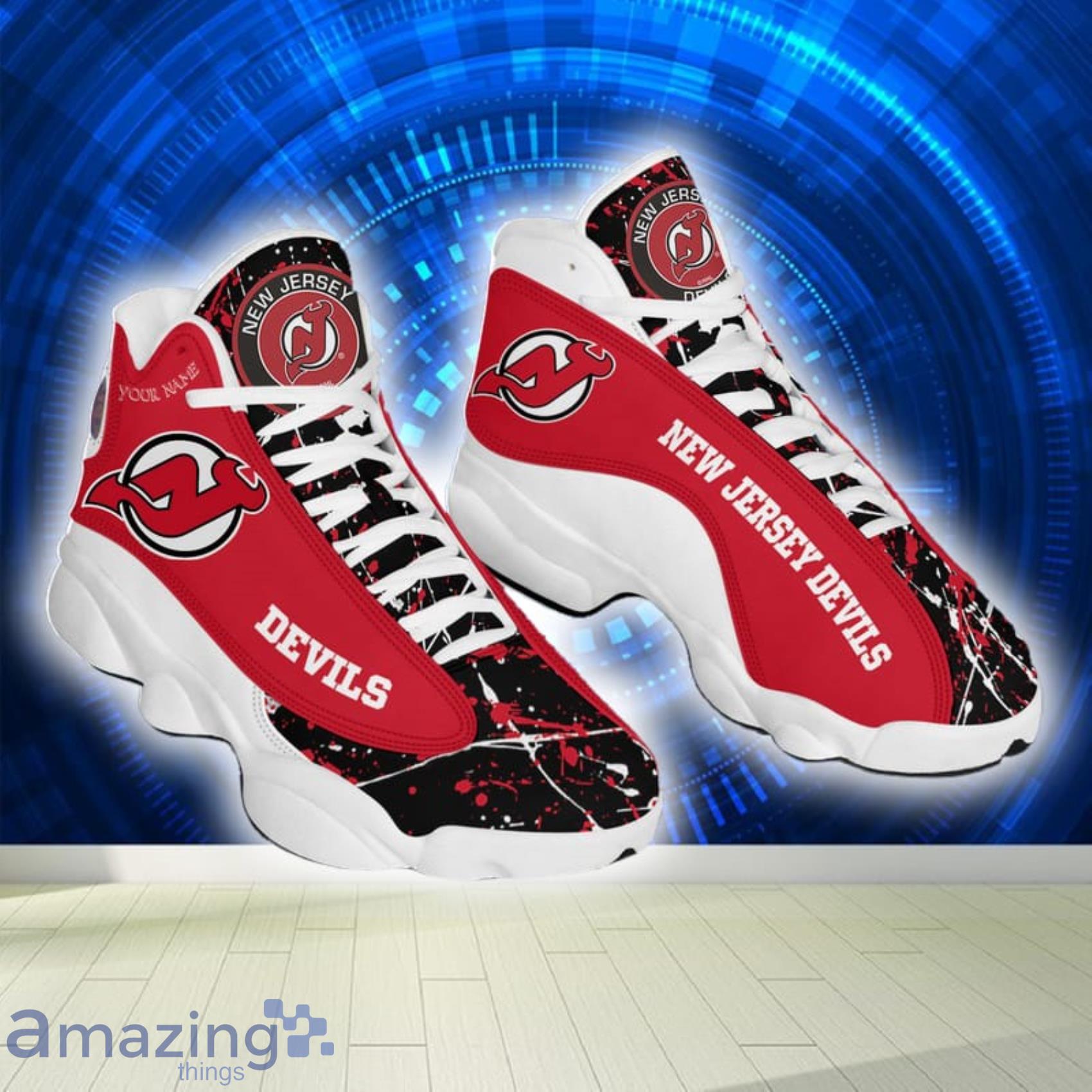 Personalized Mickey Mouse white red custom Air Jordan 13 shoes - LIMITED  EDTION