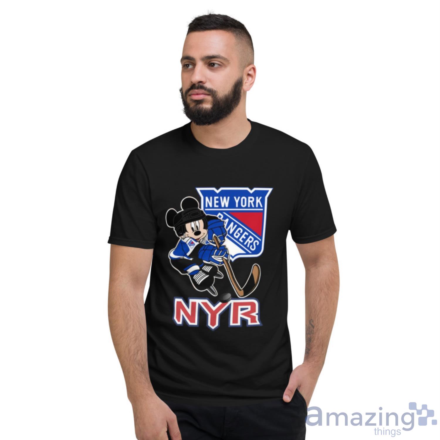 NHL New York Rangers Mickey Mouse Disney Hockey T Shirt Youth T-Shirt
