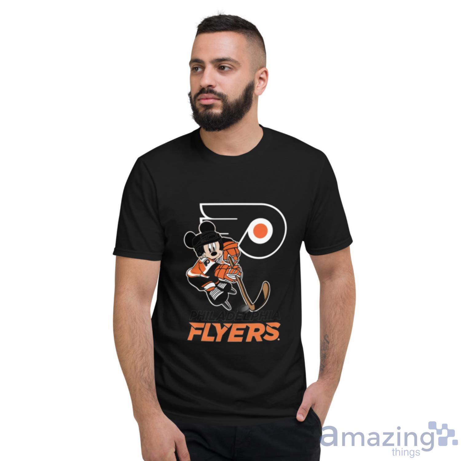 NHL Philadelphia Flyers Mickey Mouse Disney Hockey T Shirt Youth T-Shirt