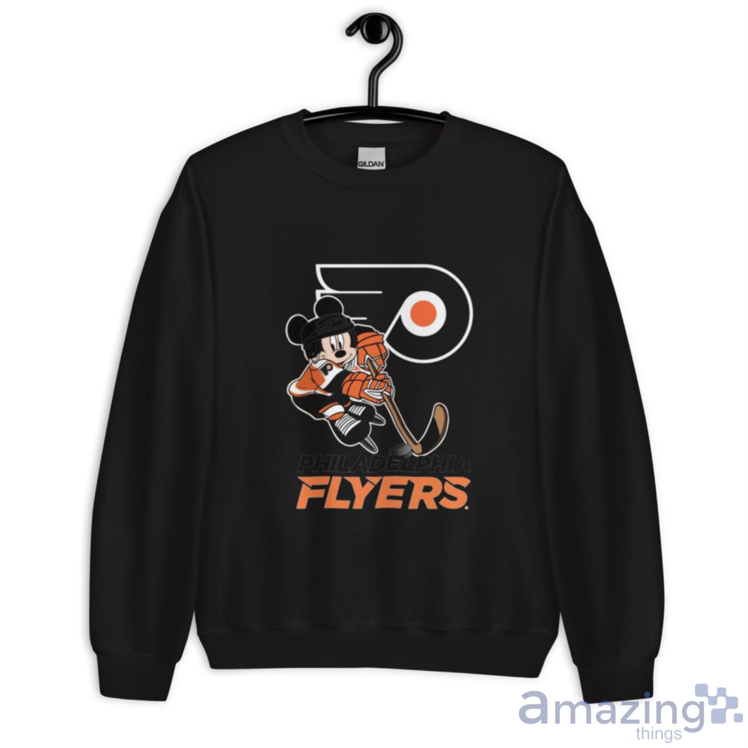 NHL Philadelphia Flyers Mickey Mouse Disney Hockey T Shirt Youth T-Shirt