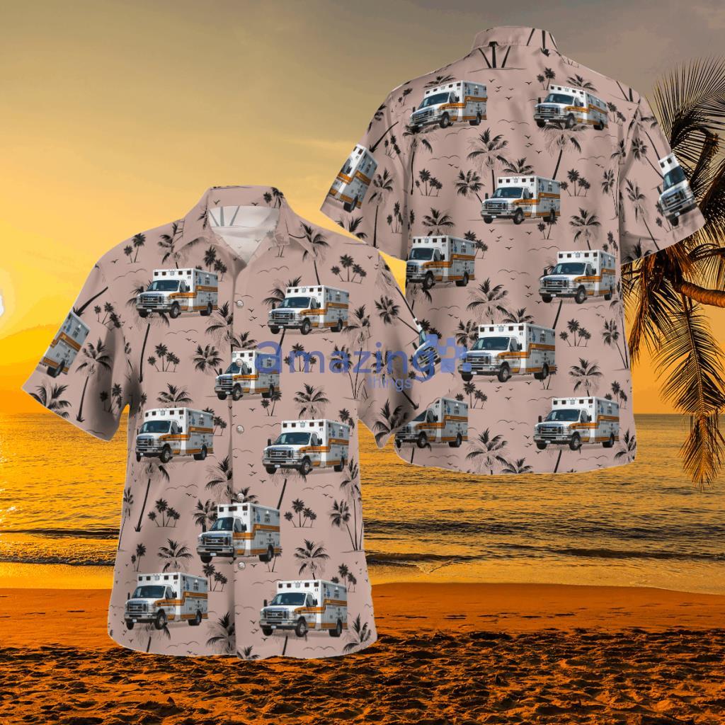  North Carolina, Apex EMS Hawaiian Shirt - DLSI1804BG04 North Carolina, Apex EMS Hawaiian Shirt
