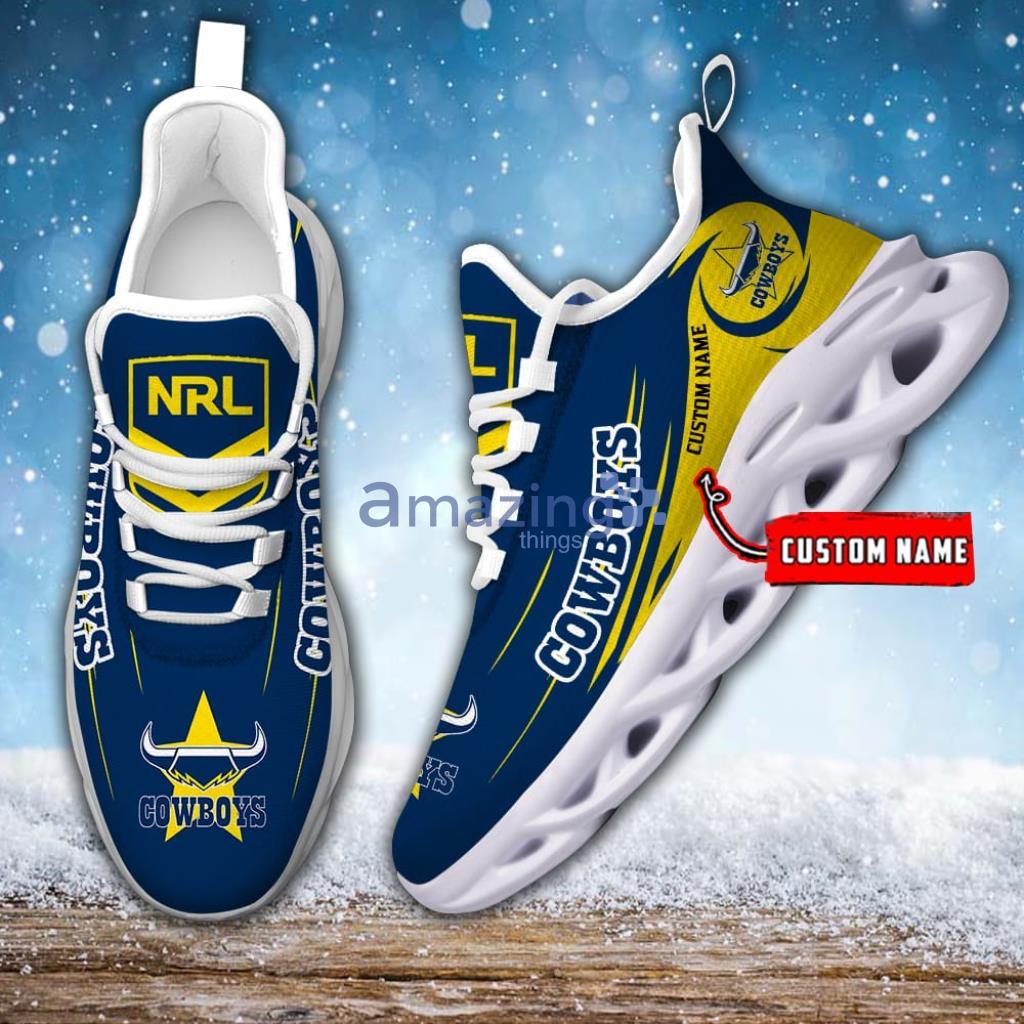 NRL North Queensland Cowboys Max Soul Shoes Men And Women Sports Sneakers  For Fans - YesItCustom