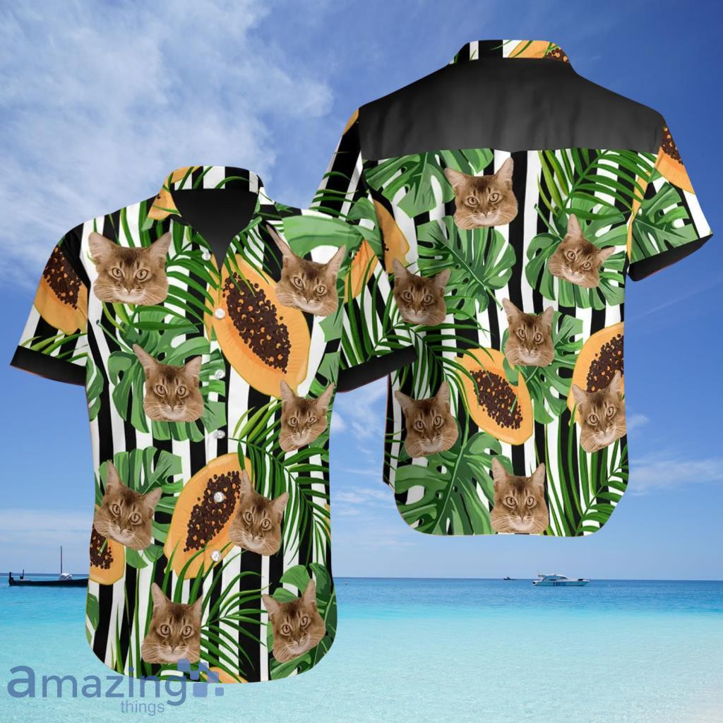 Norwegian Forest Cat Tropical Hawaiian Shirt For Men And Women - Norwegian Forest Cat Tropical Hawaiian Shirt For Men And Women