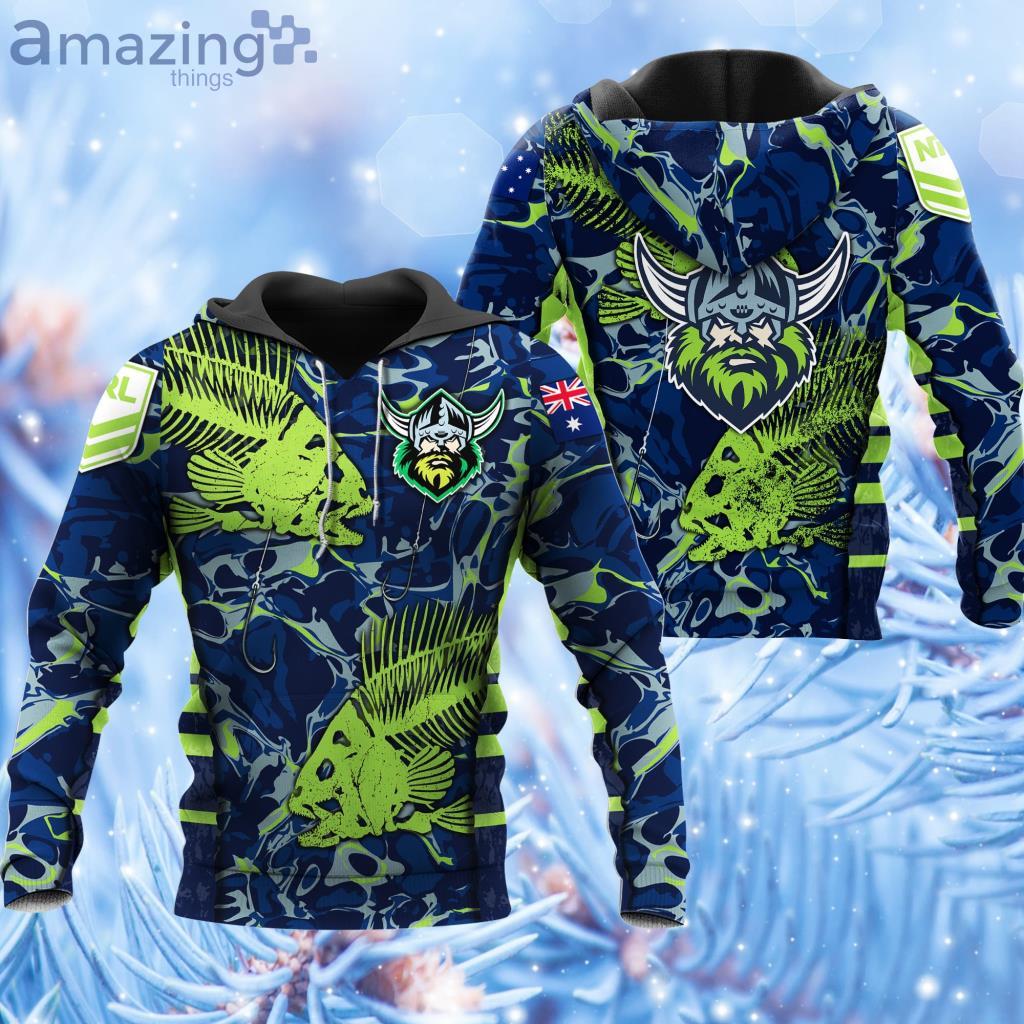 NRL Canberra Raiders Hoodie 3D All Over Print - NRL Canberra Raiders Hoodie 3D All Over Print