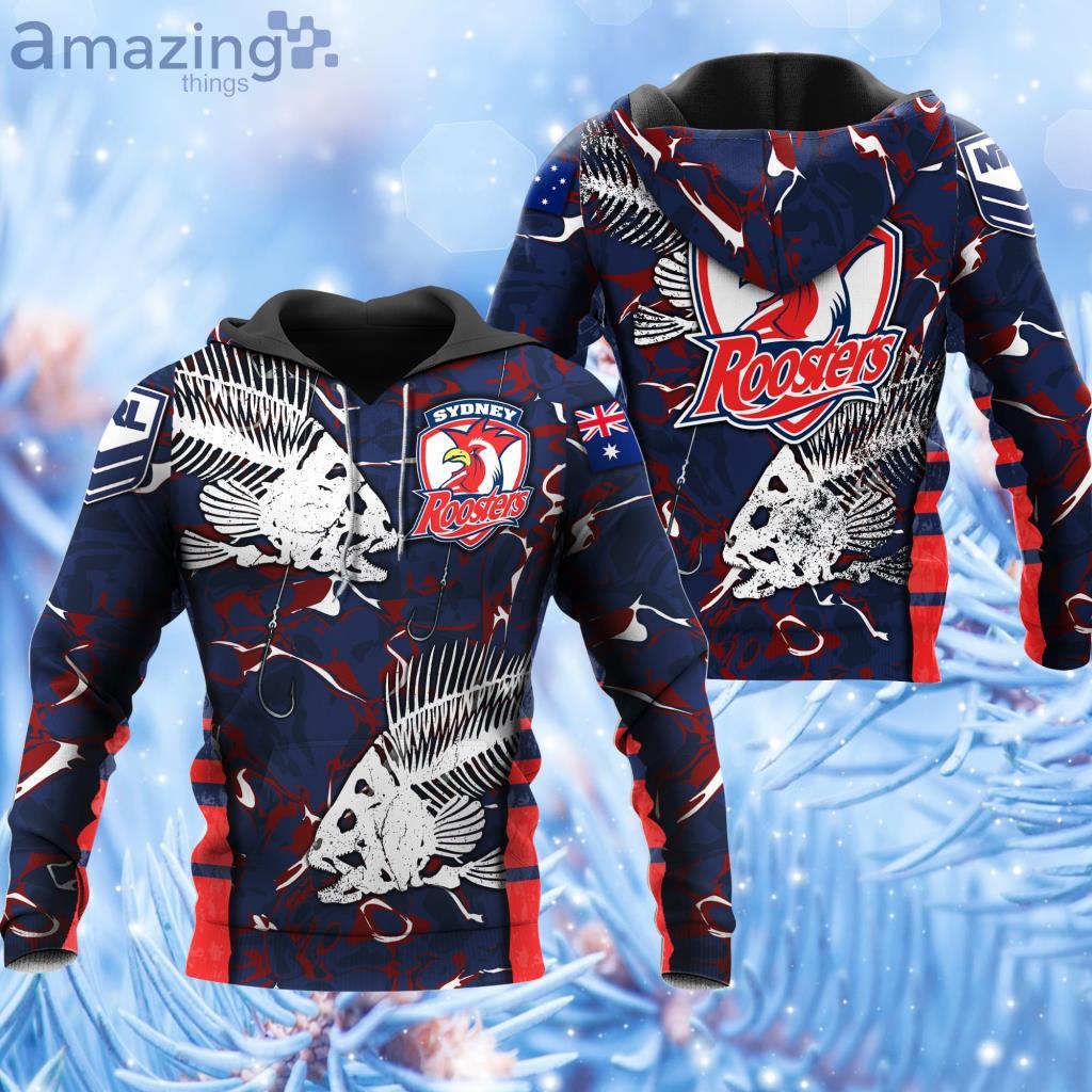 NRL Sydney Roosters Hoodie 3D All Over Print - NRL Sydney Roosters Hoodie 3D All Over Print