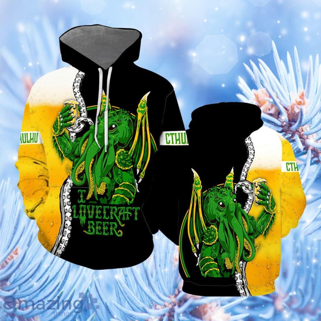 Octopus Love Beer Hoodie 3D All Over Print - Octopus Love Beer Hoodie Over Print  For Men & Women  HP1473